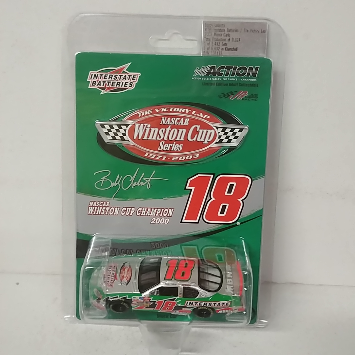 2003 Bobby Labonte 1/64th Interstate Batteries "Victory Lap" ARC Monte Carlo