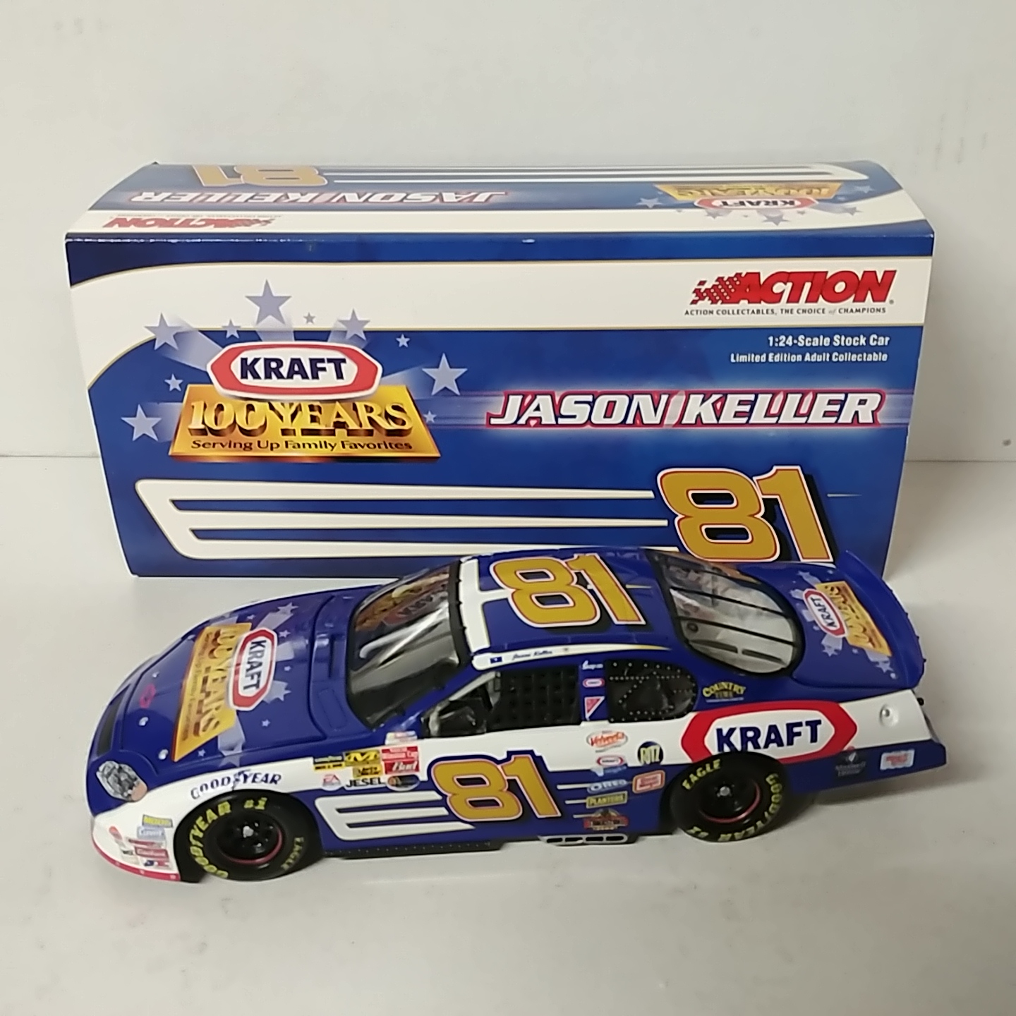 2003 Jason Keller 1/24th Kraft "100th Anniversary" c/w car