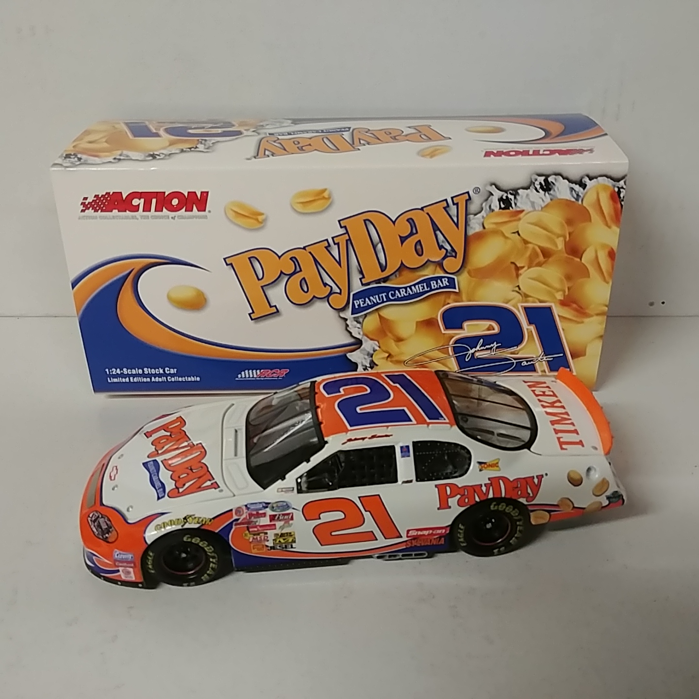 2003 Johnny Sauter 1/24th Payday "Busch Series" c/w car