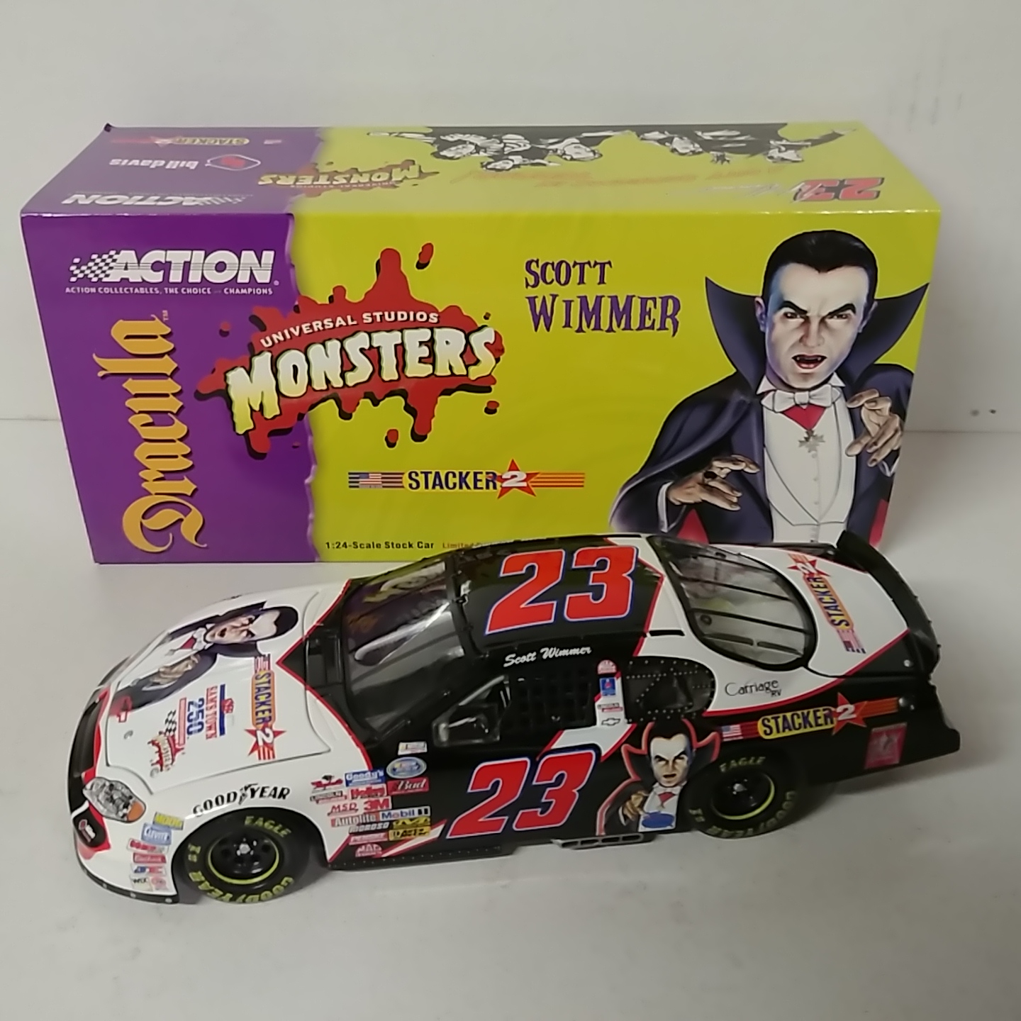2003 Scott Wimmer 1/24th Stacker 2 "Monsters Dracula" c/w car