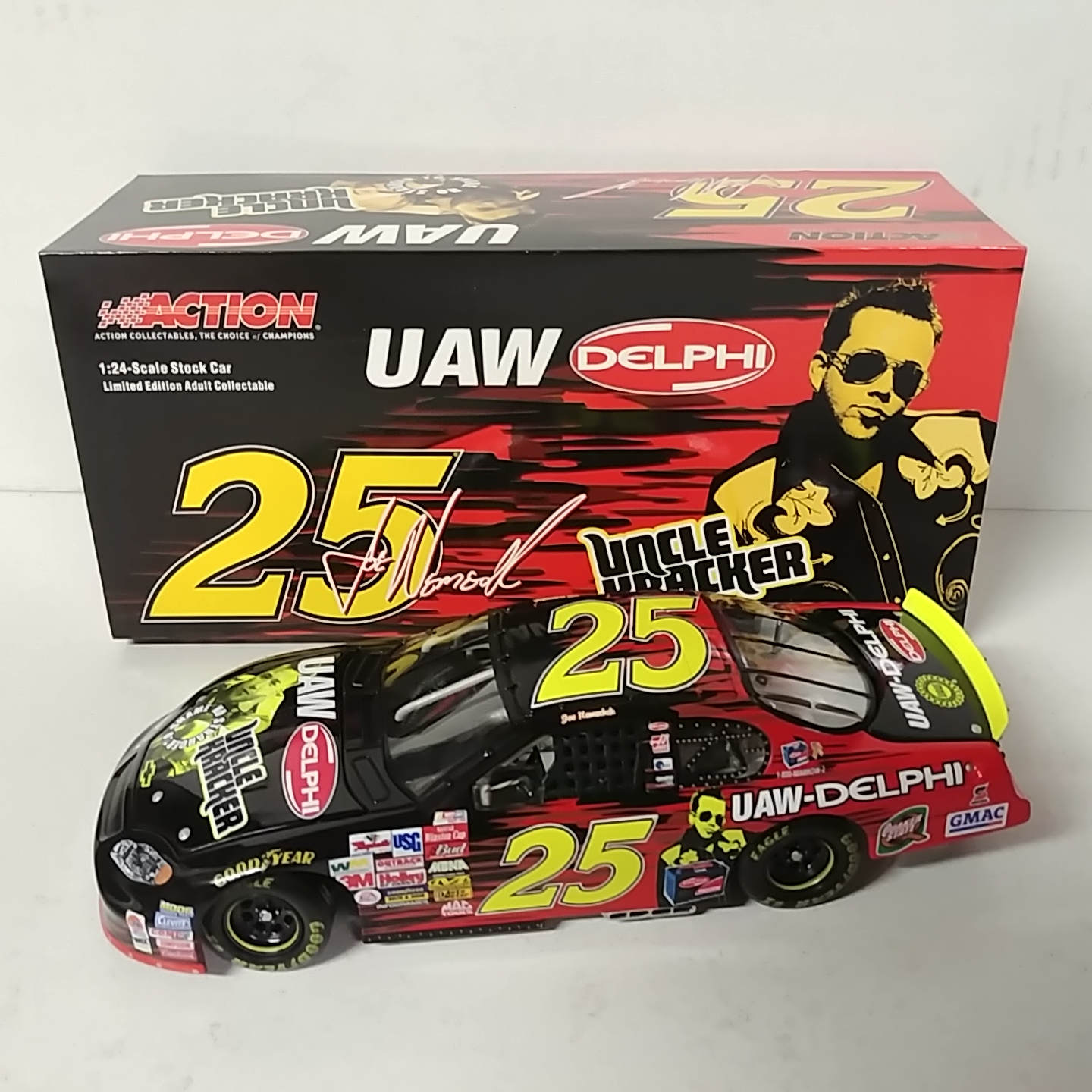 2003 Joe Nemechek 1/24th UAW-Dephi "Uncle Kracker" c/w car