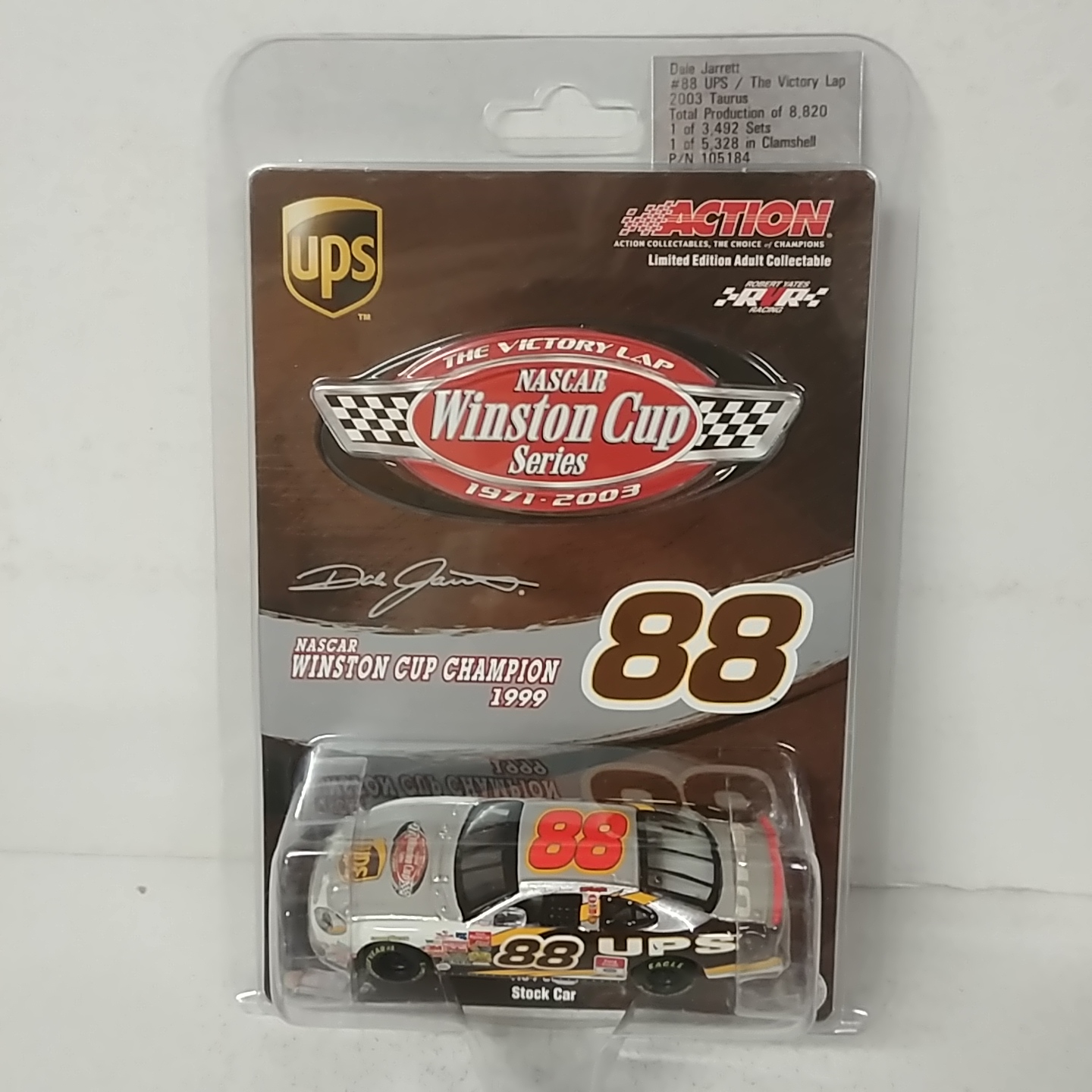 2003 Dale Jarrett 1/64th UPS "Victory Lap" ARC Taurus