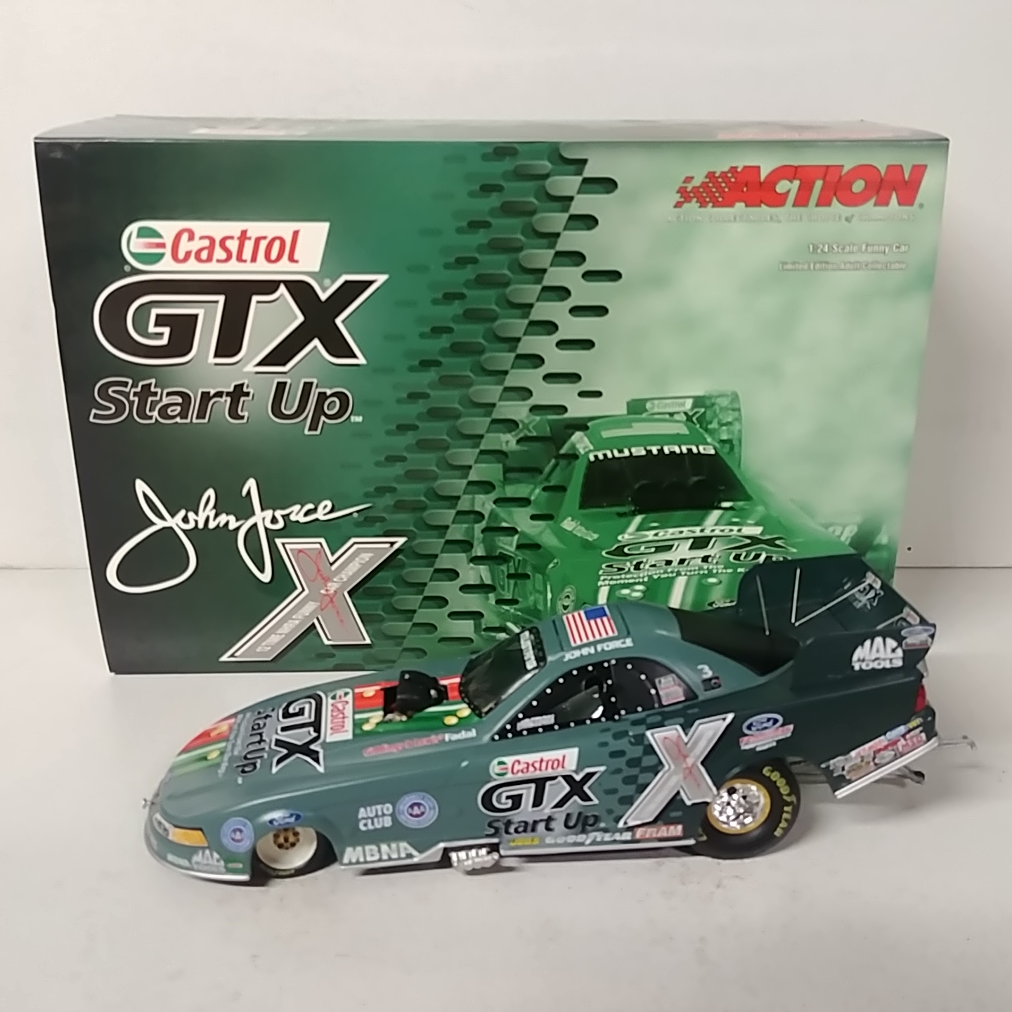 2004 John Force 1/24th Castrol GTX "Start Up" Funny car