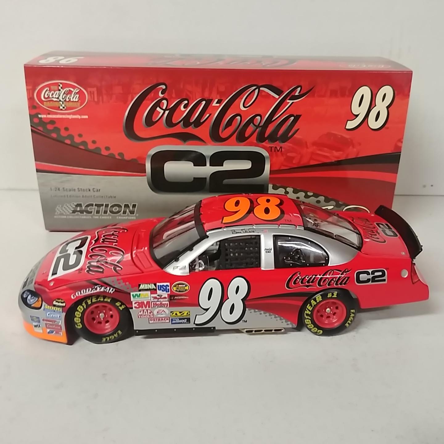 2004 Bill Elliott 1/24th Coca Cola C2 c/w car