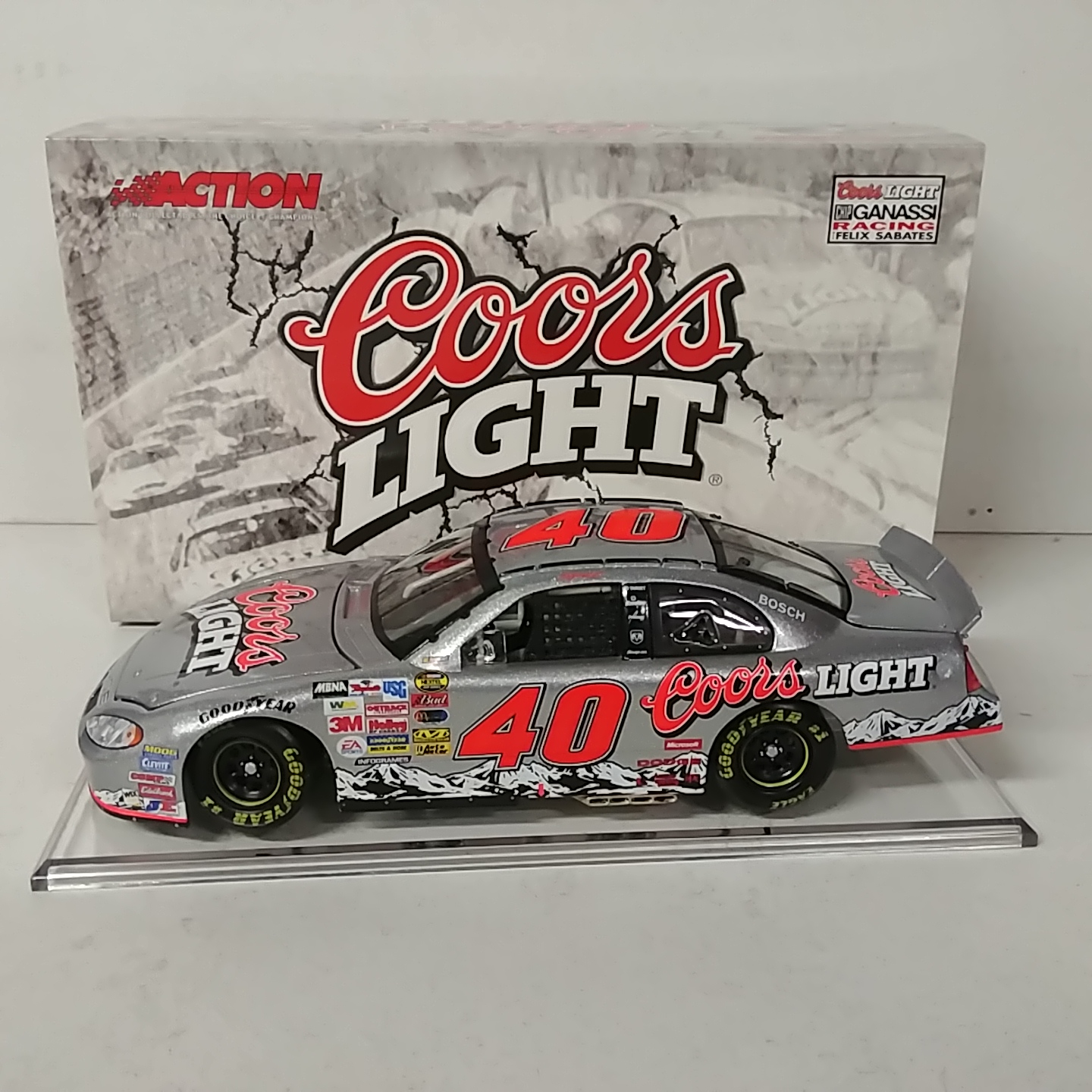 2004 Sterling Marlin 1/24th Coors Light c/w car