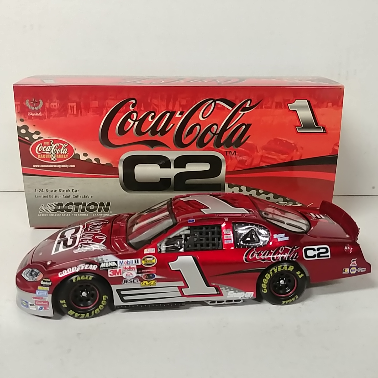 2004 John Andretti 1/24th Dale Earnhardt Legacy Coca Cola C2 c/w car