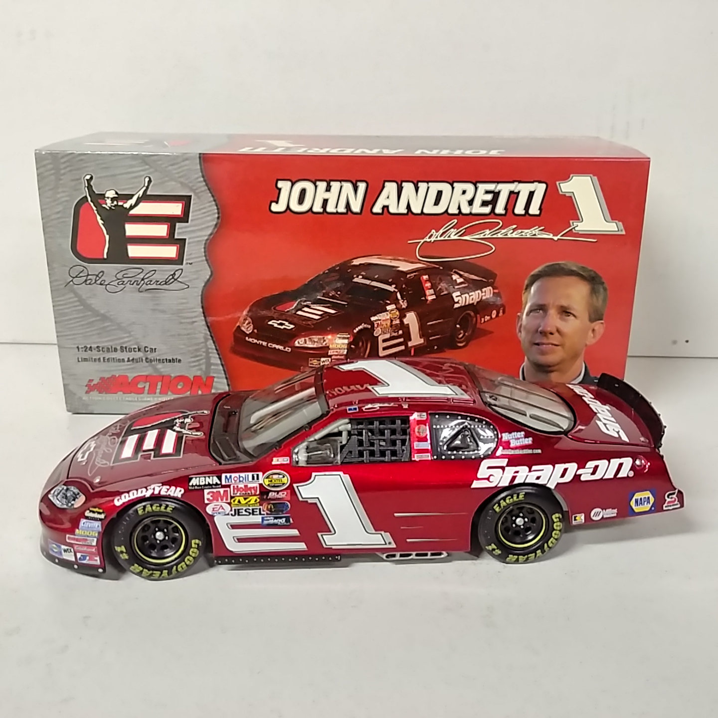 2004 John Andretti 1/24th Dale Earnhardt Legacy Snap On c/w car