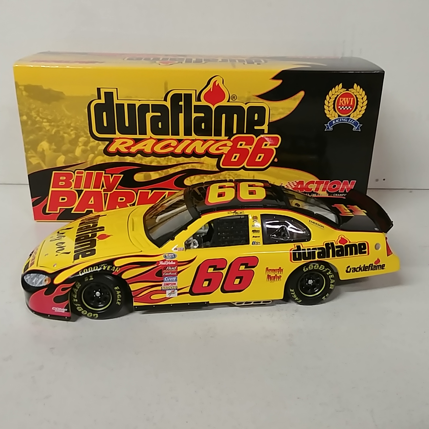 2004 Billy Parker 1/24th Duraflame "Busch Series" c/w car