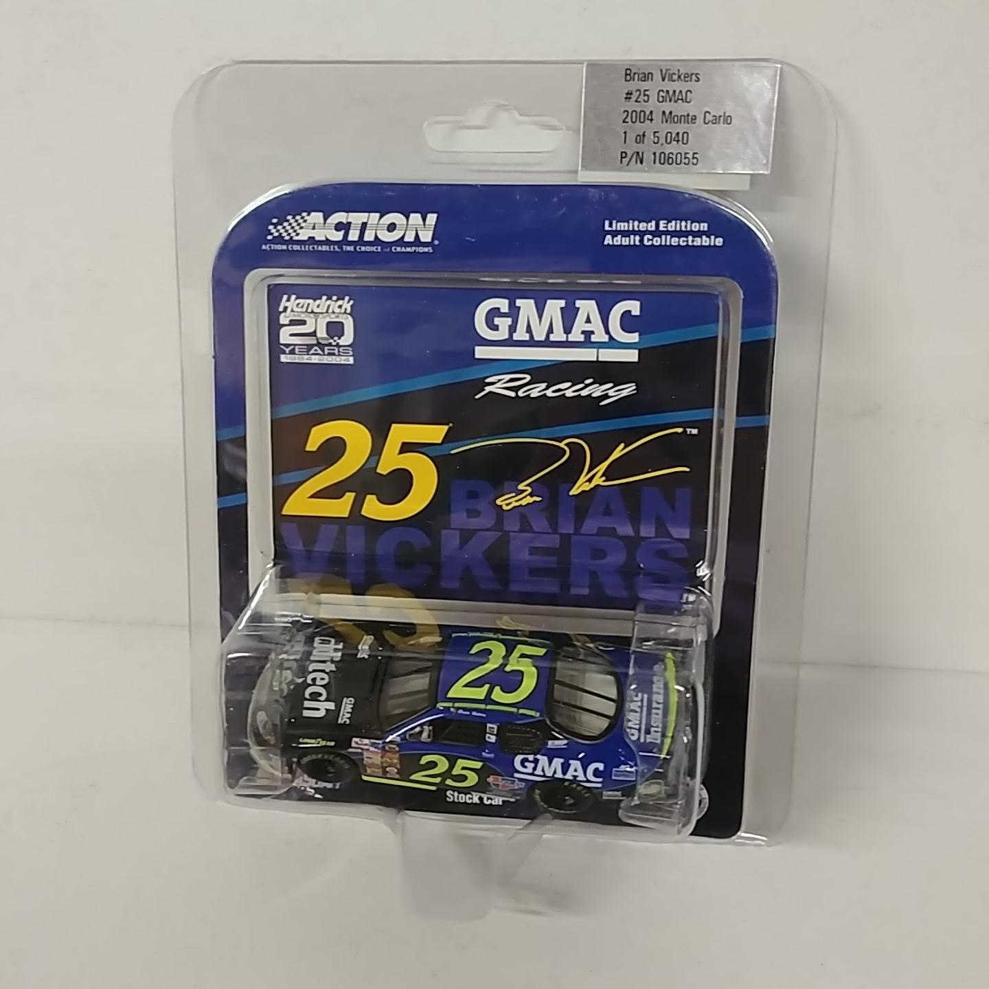 2004 Brian Vickers 1/64th ditech/GMAC car