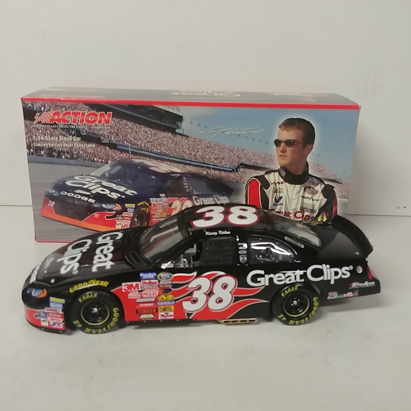 2004 Kasey Kahne 1/24th Great Clips "Busch Series" c/w car