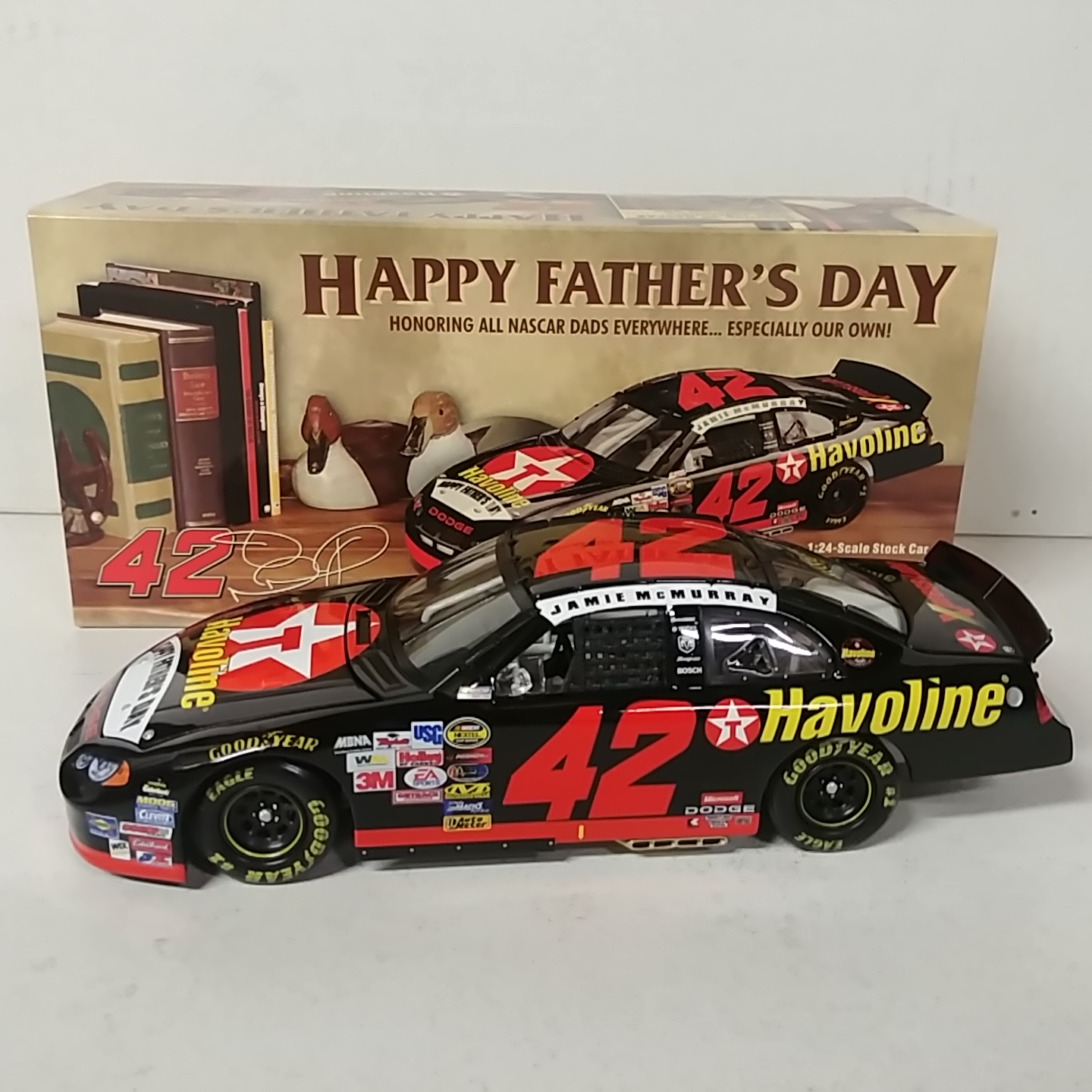 2004 Jamie McMurray 1/24th Havoline "Father's Day" c/w car