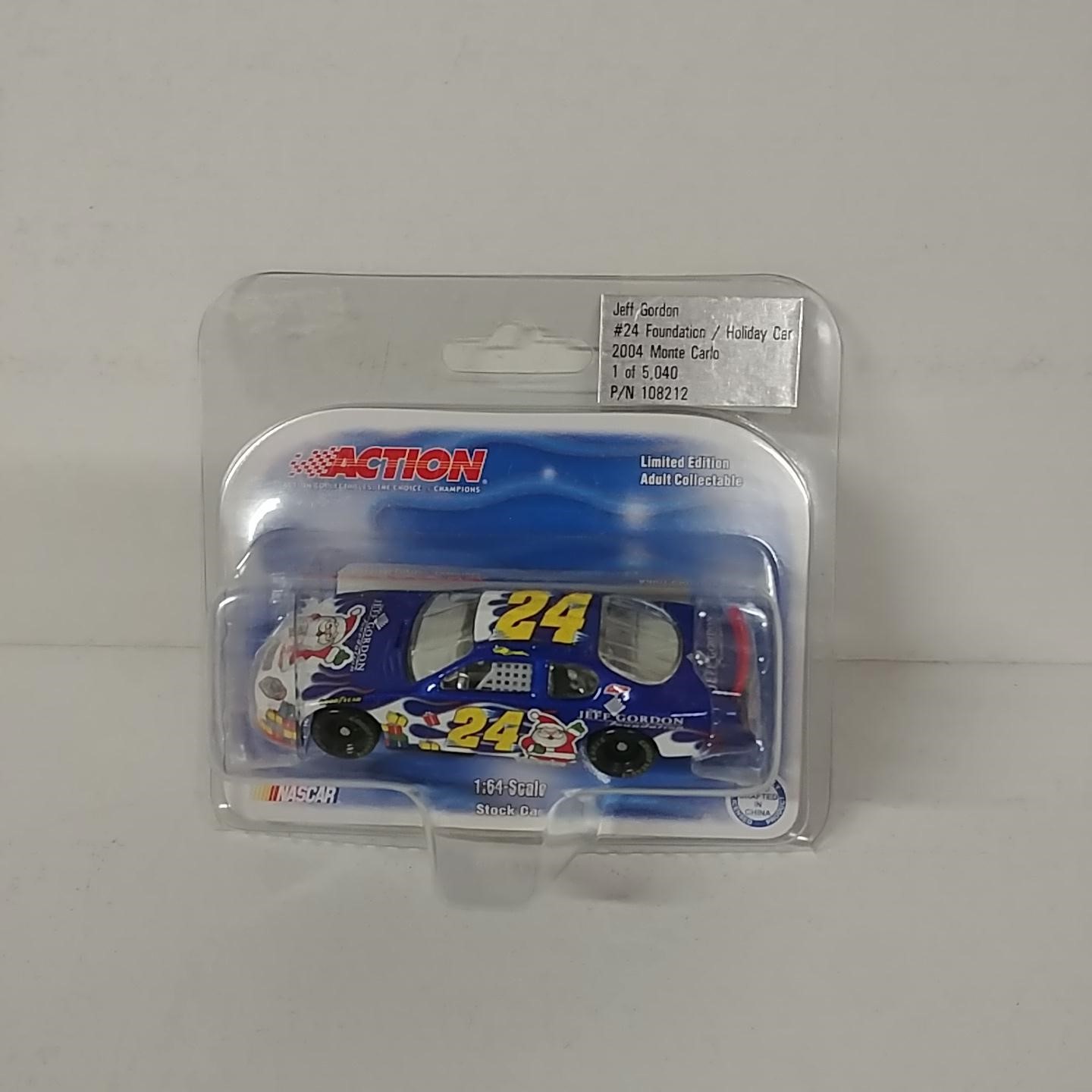 ..2004 Jeff Gordon 1/64th Holiday AP car