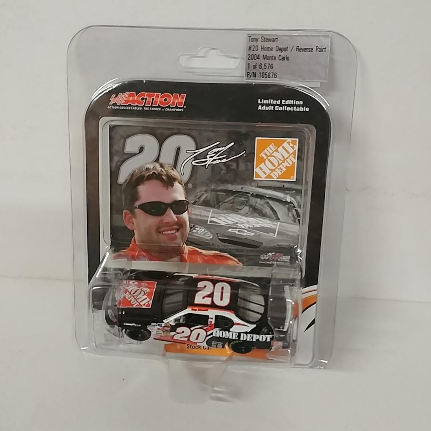 2004 Tony Stewart 1/64th Home Depot "Reverse Paint" car