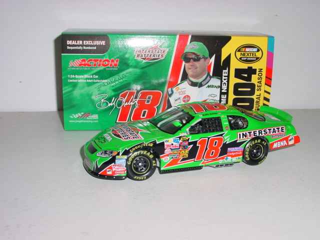 2004 Bobby Labonte 1/24th Interstate Batteries "Welcome Nextel Promotion" c/w car
