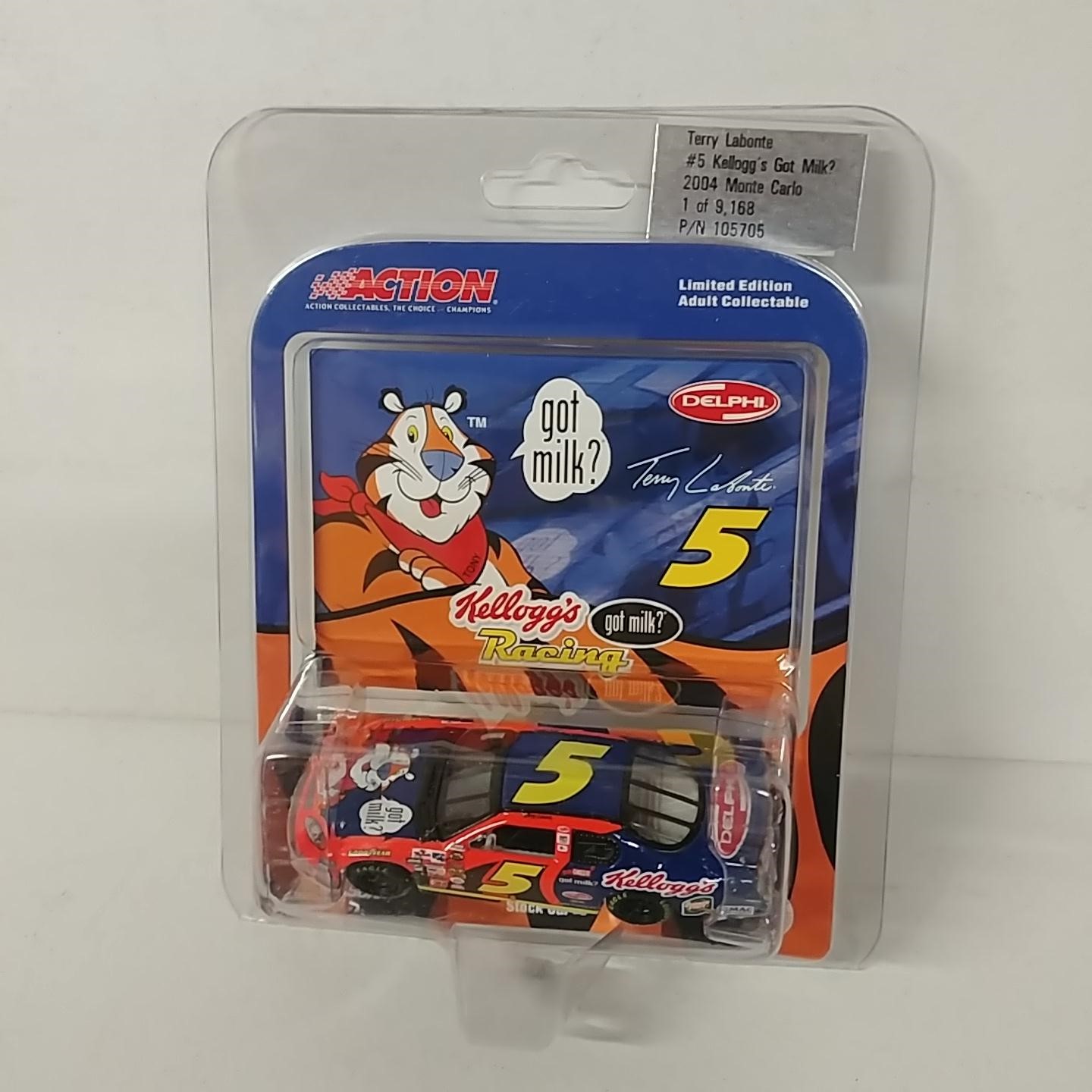 2004 Terry Labonte 1/64th Kelloggs Got Milk car