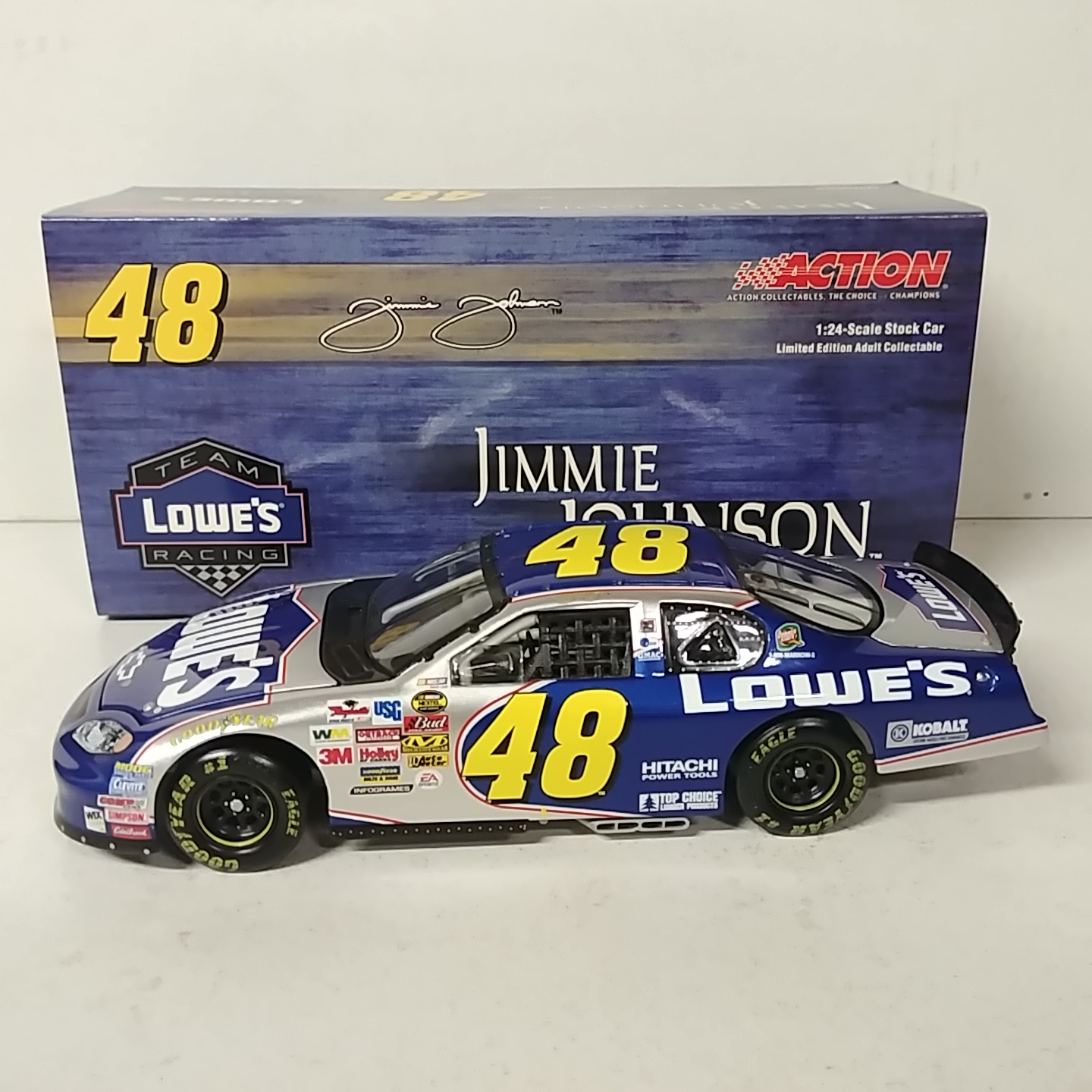 2004 Jimmie Johnson 1/24th Lowes c/w car