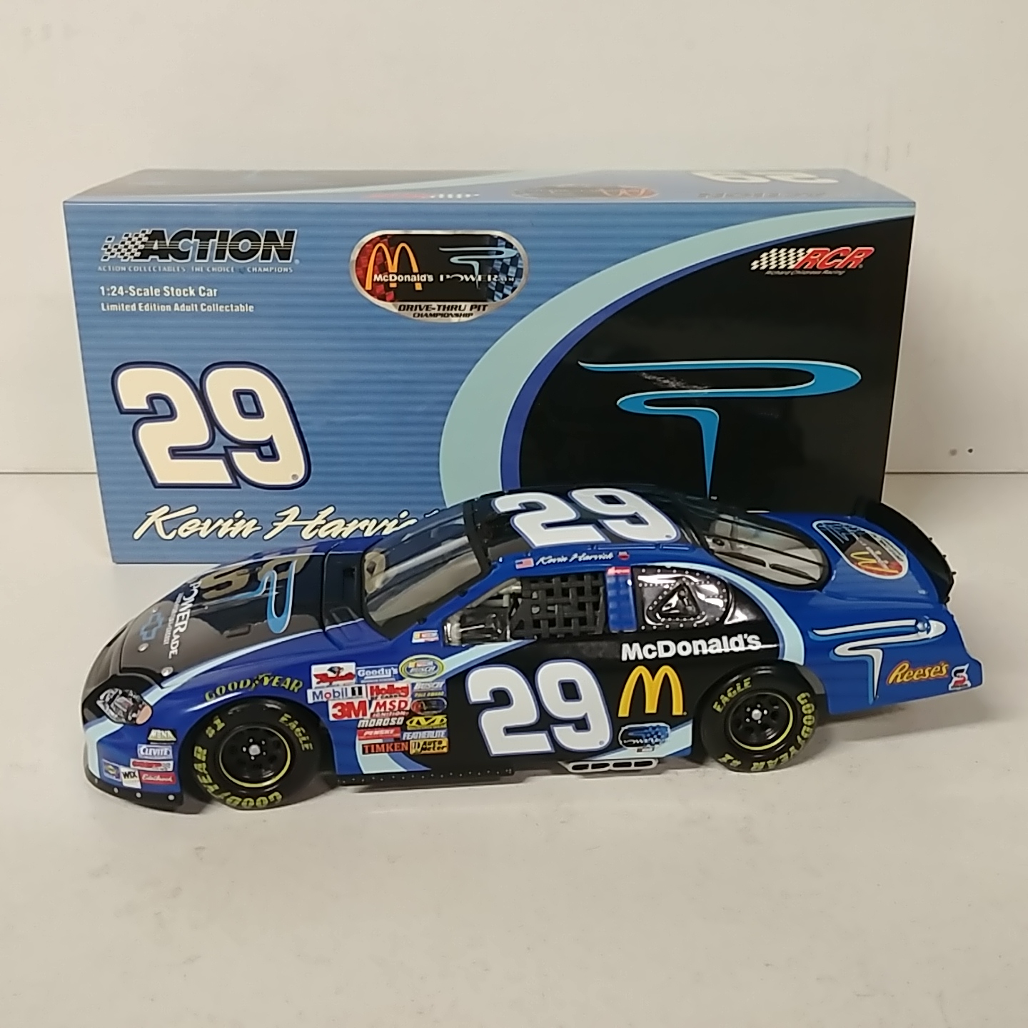 2004 Kevin Harvick 1/24th POWERade/McDonalds "Busch Series" c/w car
