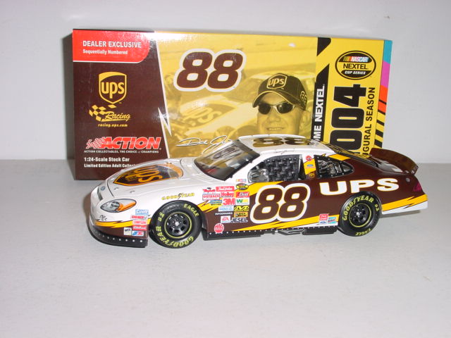 2004 Dale Jarrett 1/24th UPS "Welcome Nextel Promotion" c/w car