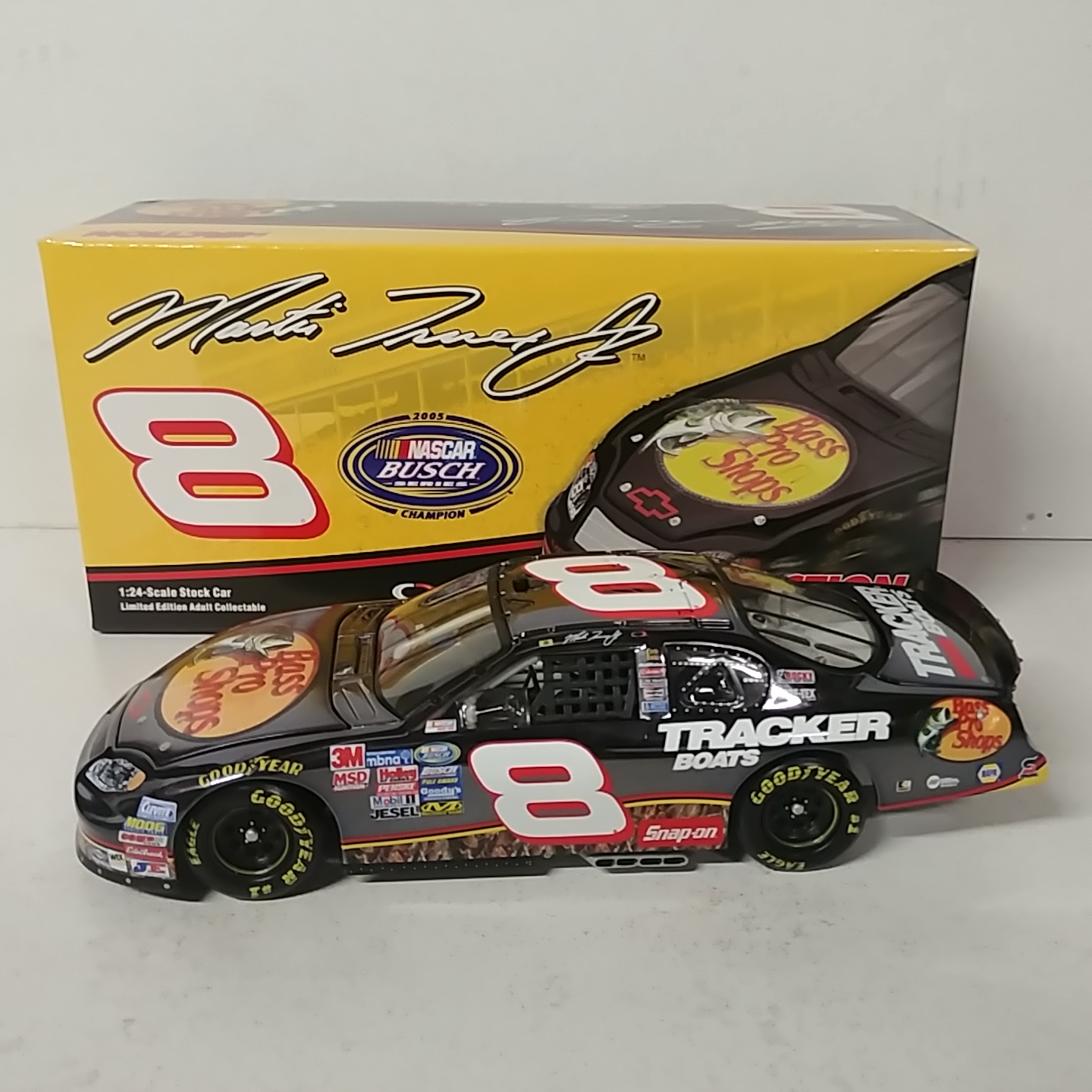 2005 Matrin Truex Jr 1/24th Bass Pro Shops "Busch Series Championship" Chrome car