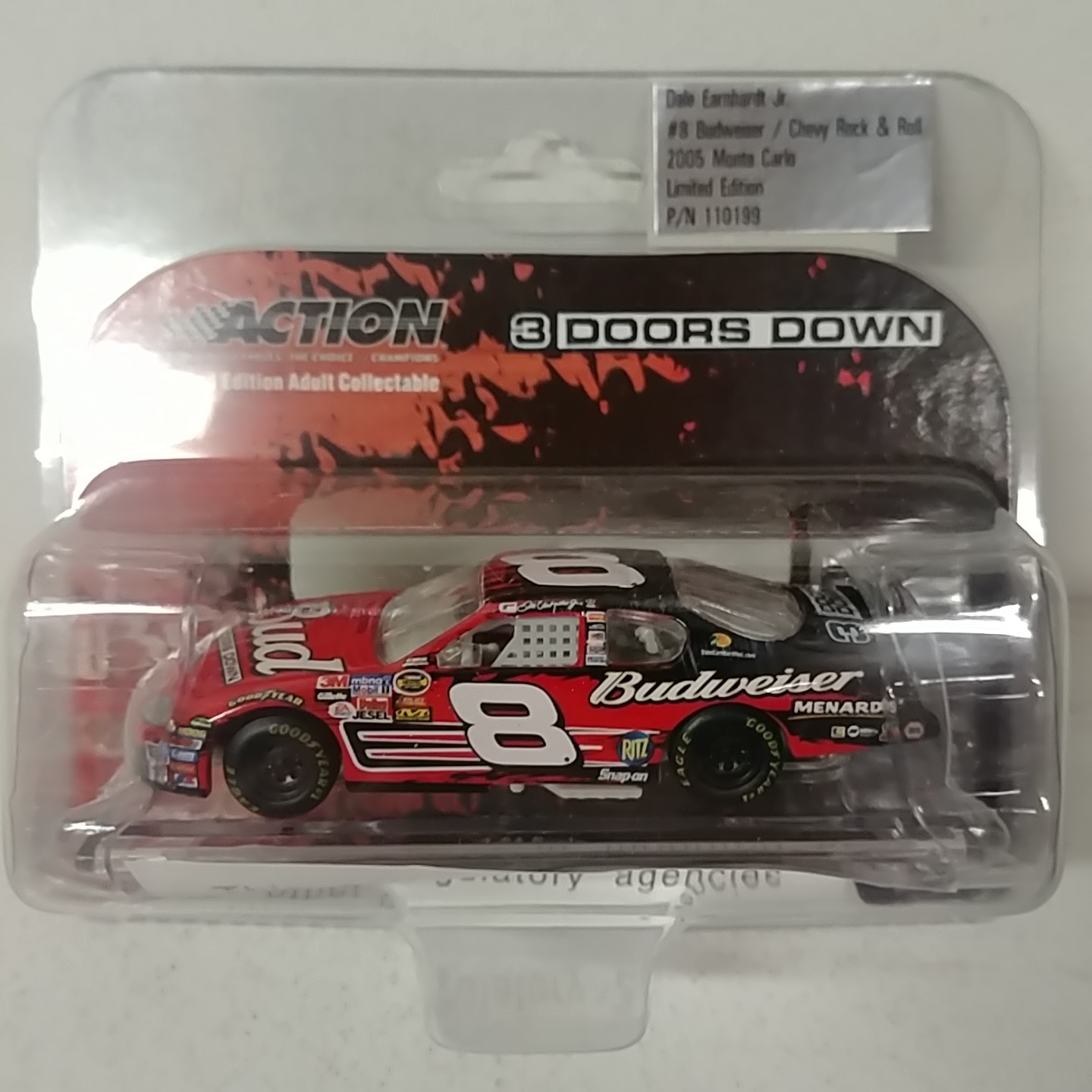 2005 Dale Earnhardt Jr 1/64th Budweiser/3 Doors Down AP car