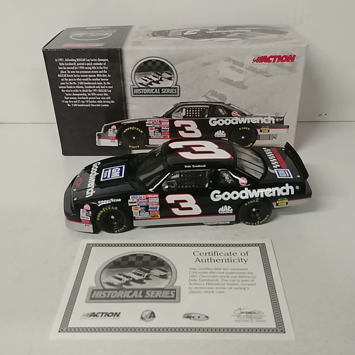 1991 Dale Earnhardt 1/24th Goodwrench "1991 Winston Cup Champion" Lumina