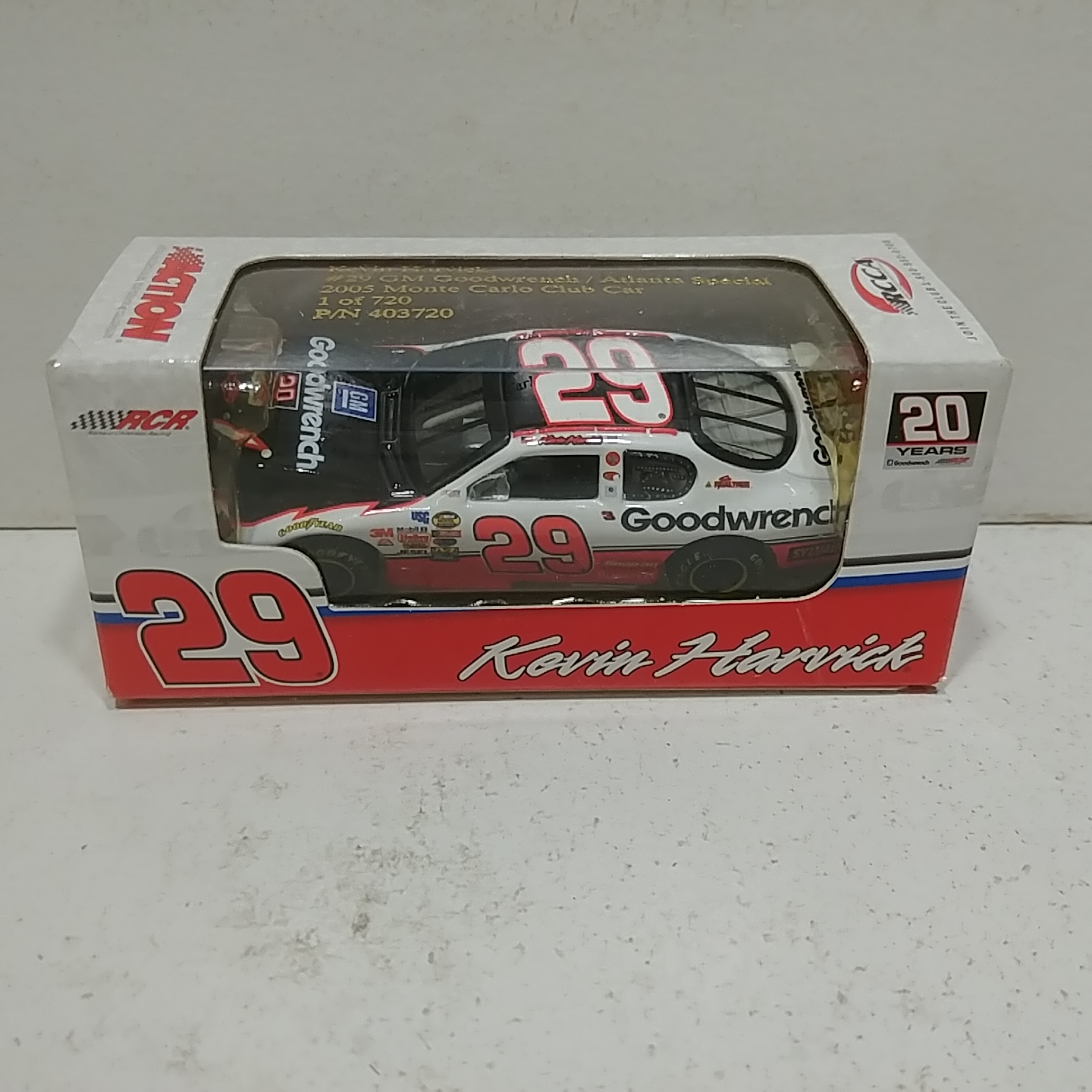 2005 Kevin Harvick 1/64th Goodwrench "Atlanta Special" RCCA hood open Monte Carlo