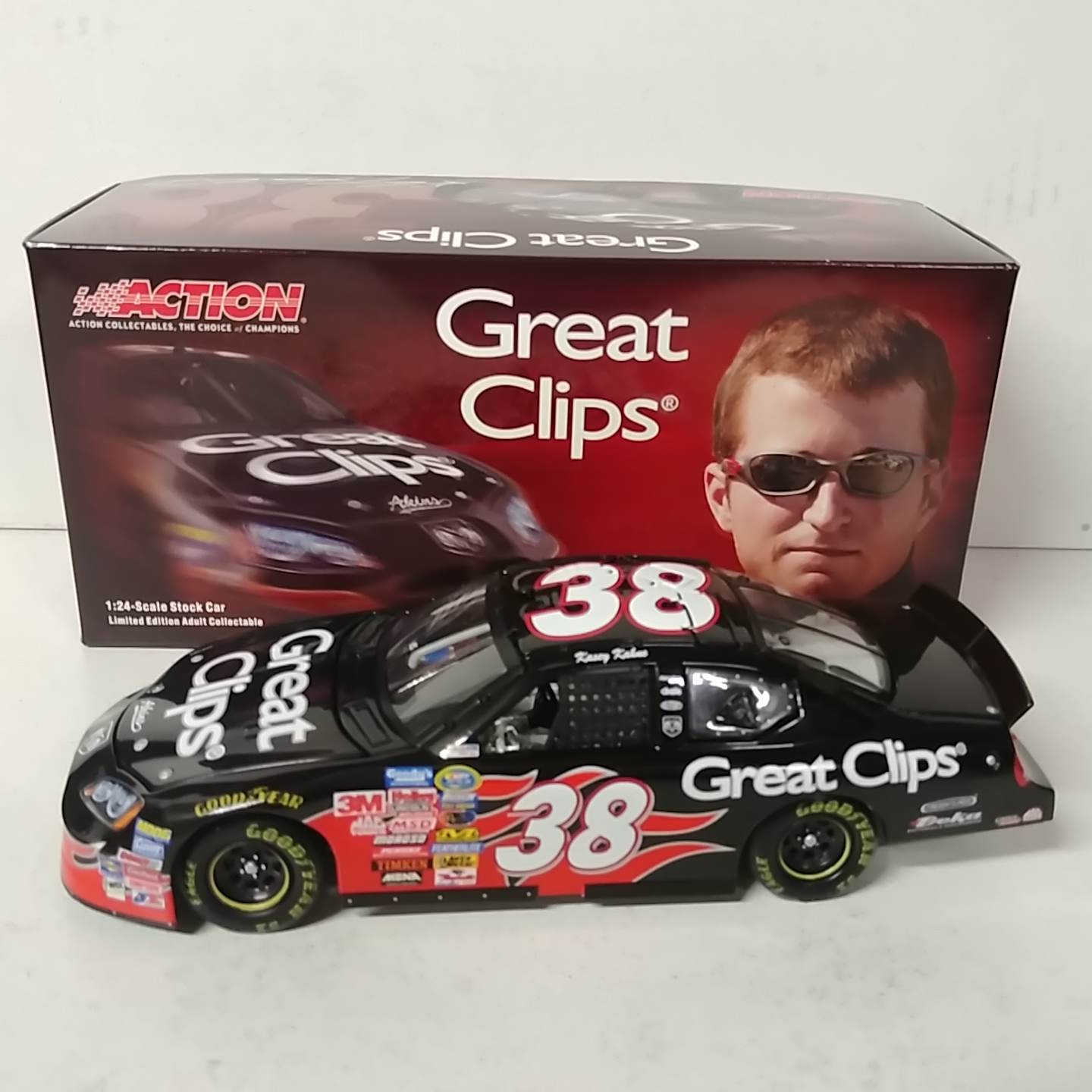 2005 Kasey Kahne 1/24th Great Clips "Busch Series" c/w car