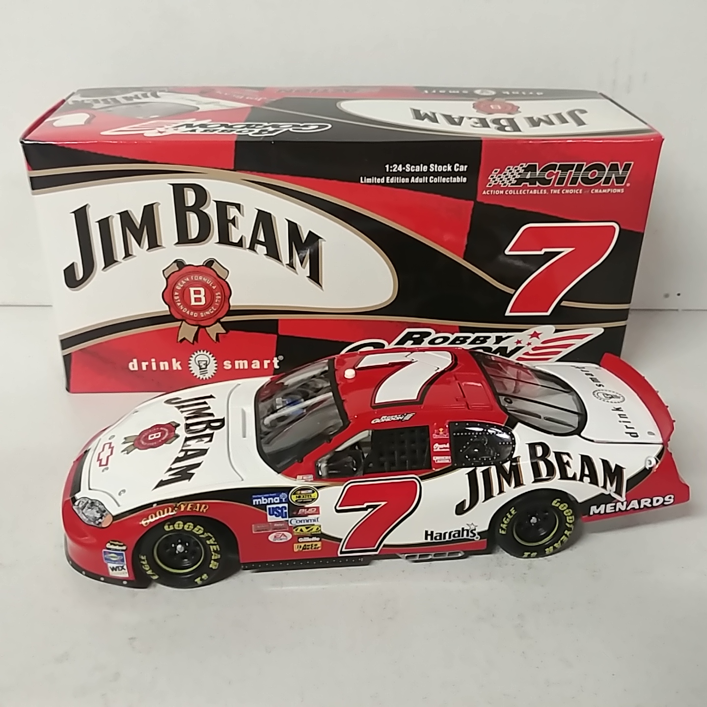 2005 Robby Gordon 1/24th Jim Beam c/w car