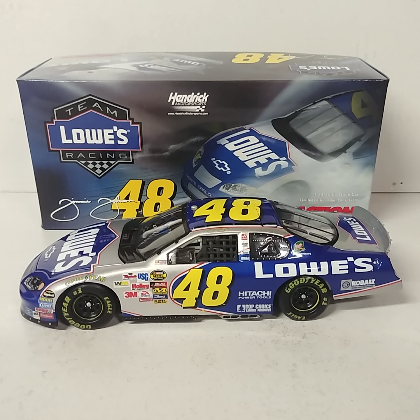 2005 Jimmie Johnson 1/24th Lowe's c/w car