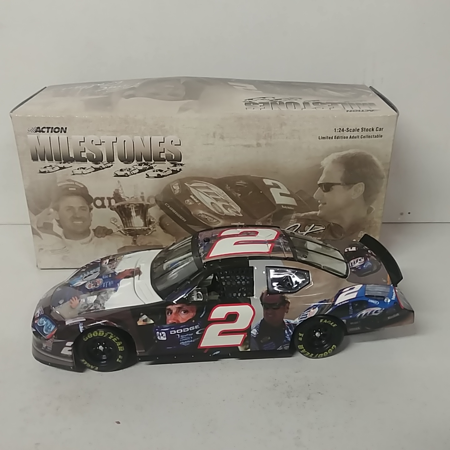 2005 Rusty Wallace 1/24th Milestones "700th Start" AP+ car