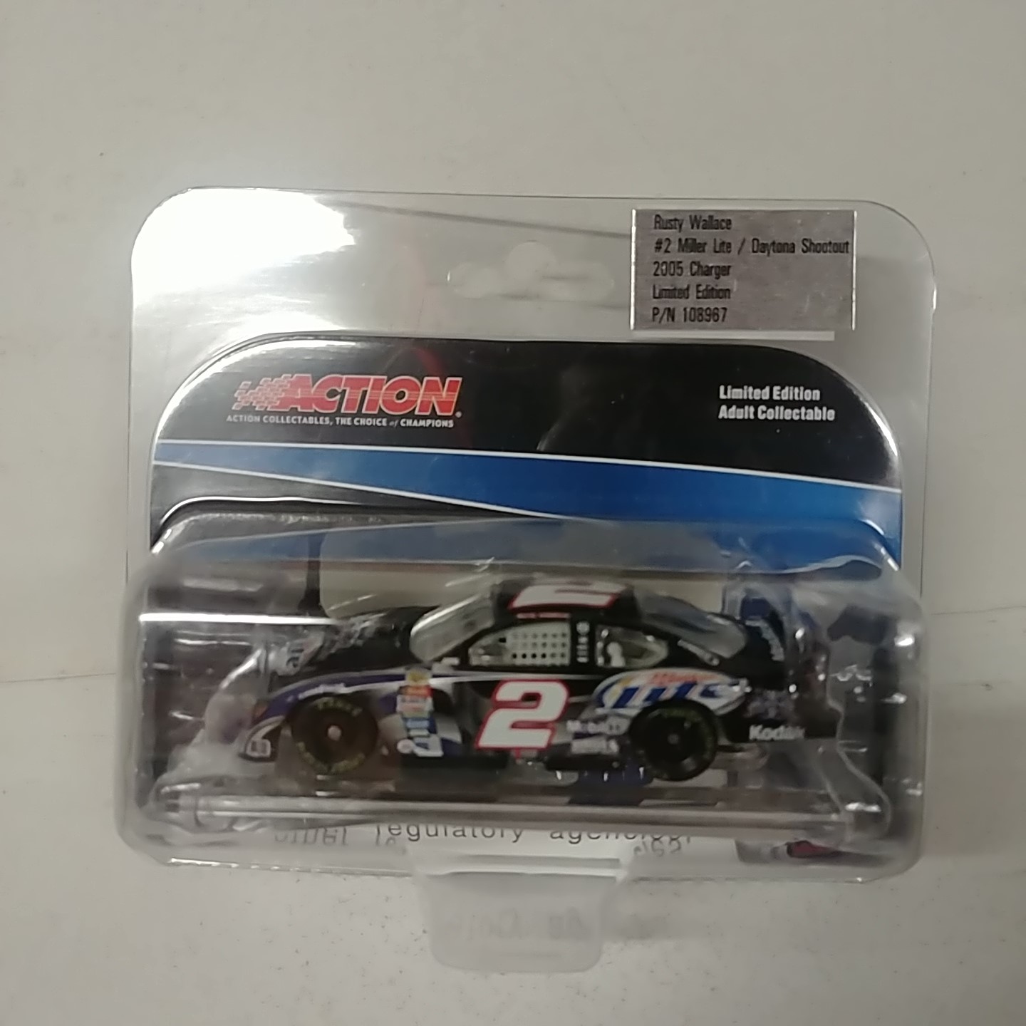 2005 Rusty Wallace 1/64th Miller Lite Daytona Shoot Out AP car