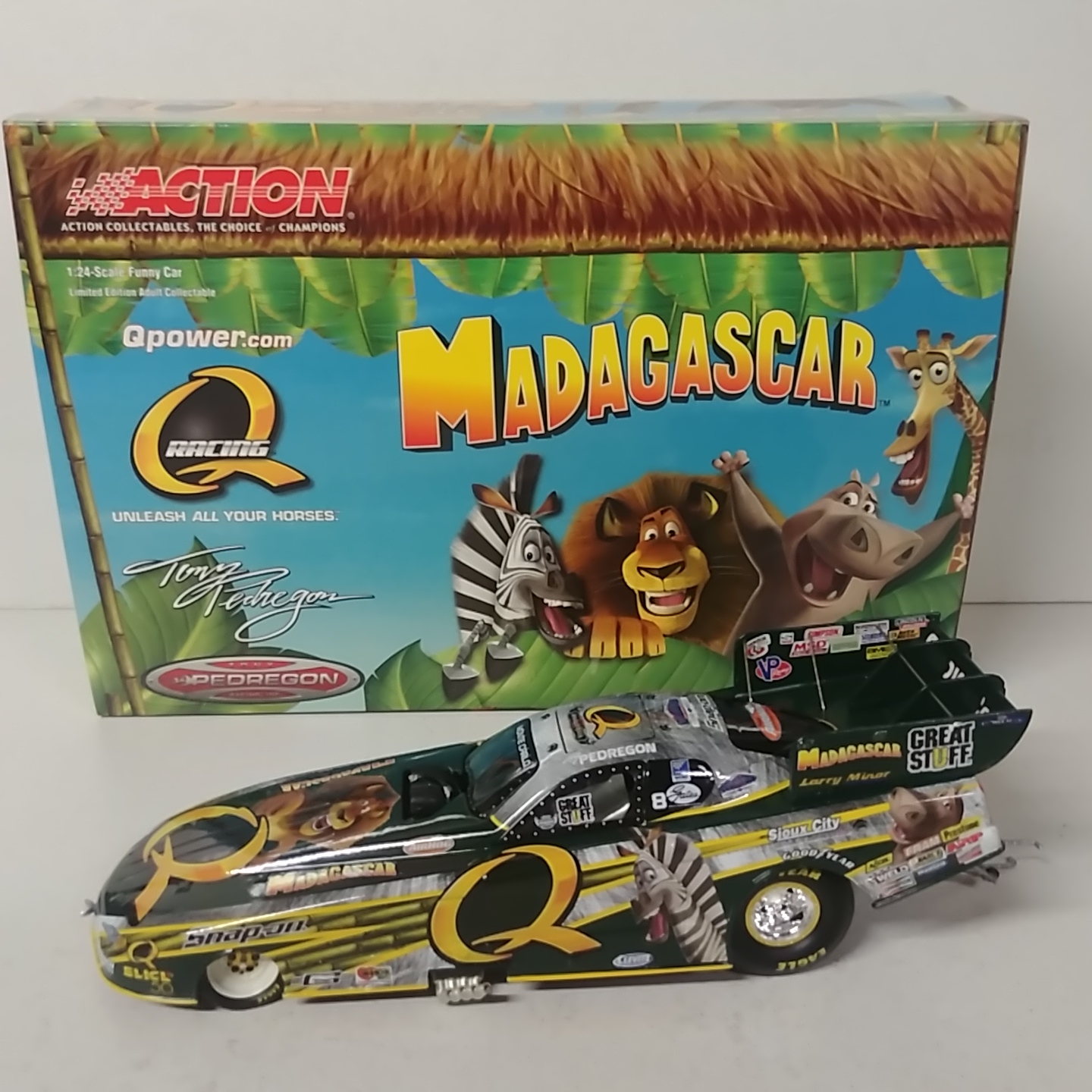 2005 Tony Pedregon 1/24th Quaker State "Madagascar" funny car