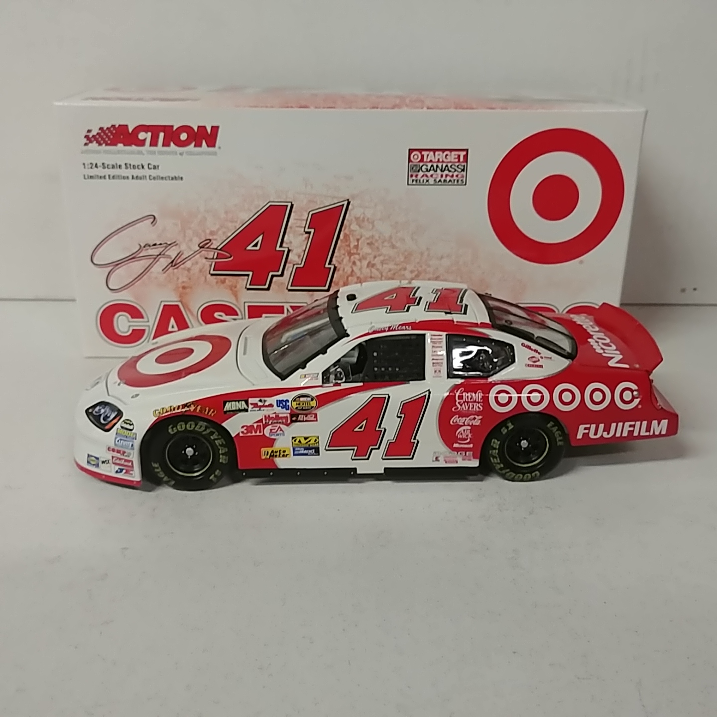 2005 Casey Mears 1/24th Target Dodge Charger c/w car