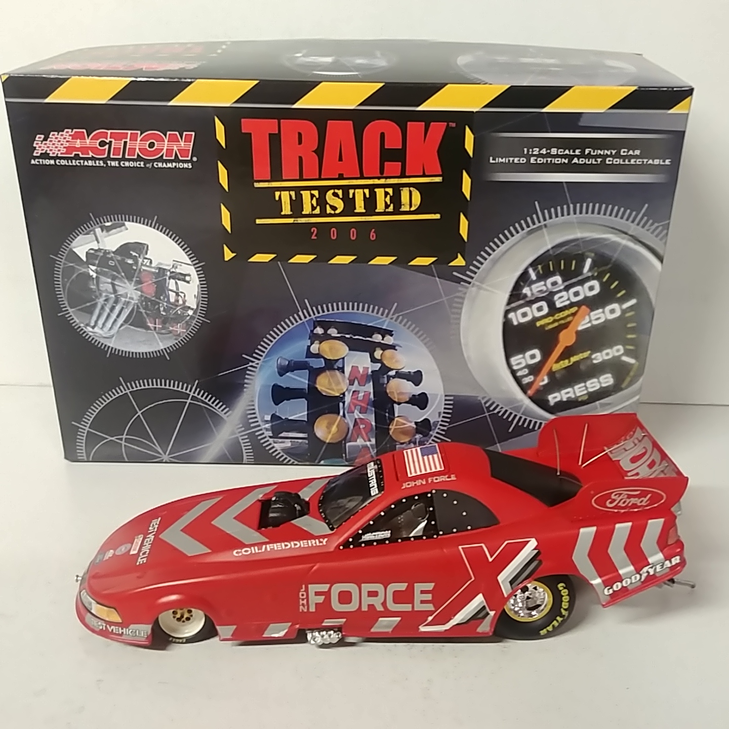 2005 John Force 1/24th Mustang Track Tested in 2006 Funny Car
