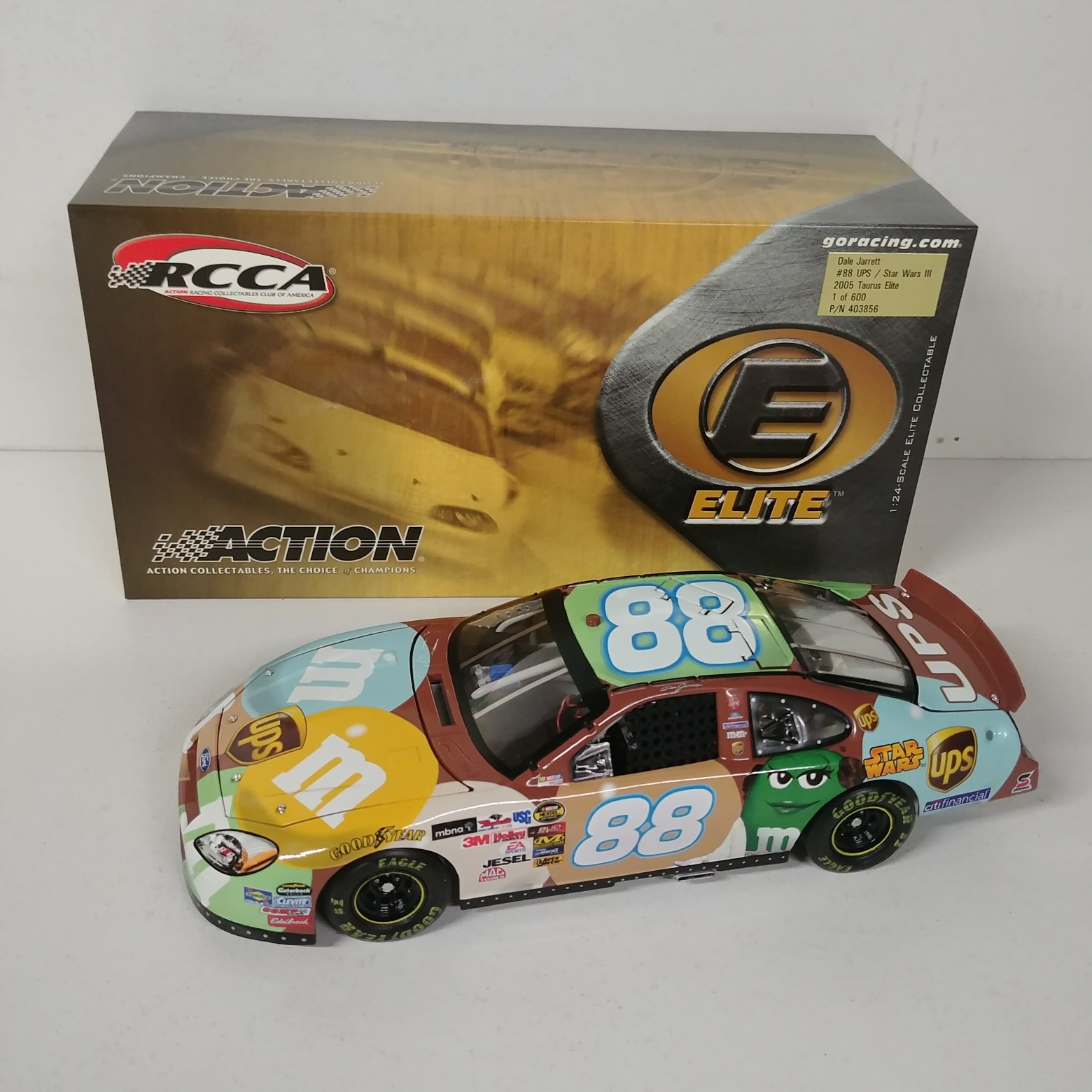 2005 Dale Jarrett 1/24th UPS "Star Wars III" Elite Taurus