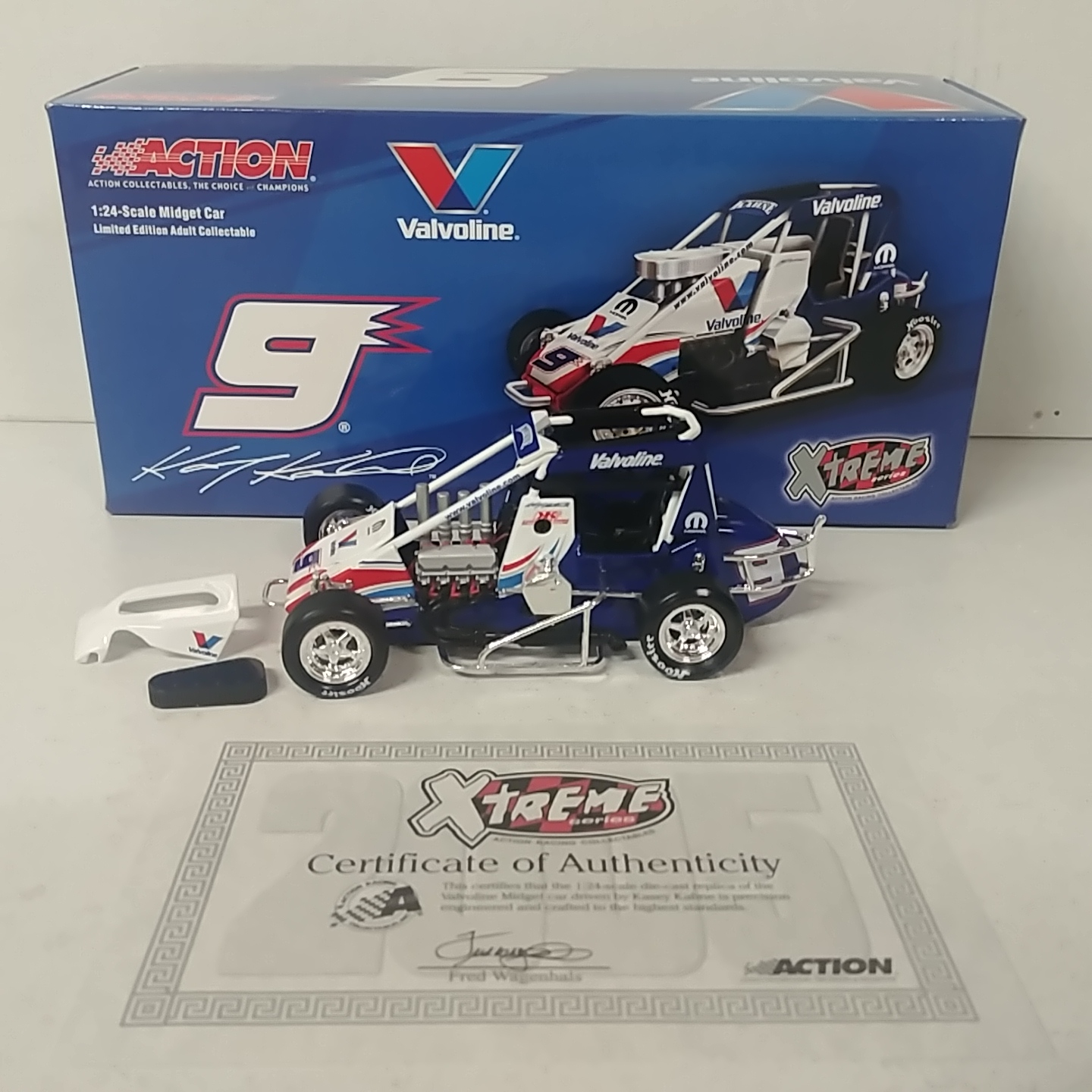 2005 Kasey Kahne 1/24th Valvoline "Chili Bowl" Midget 