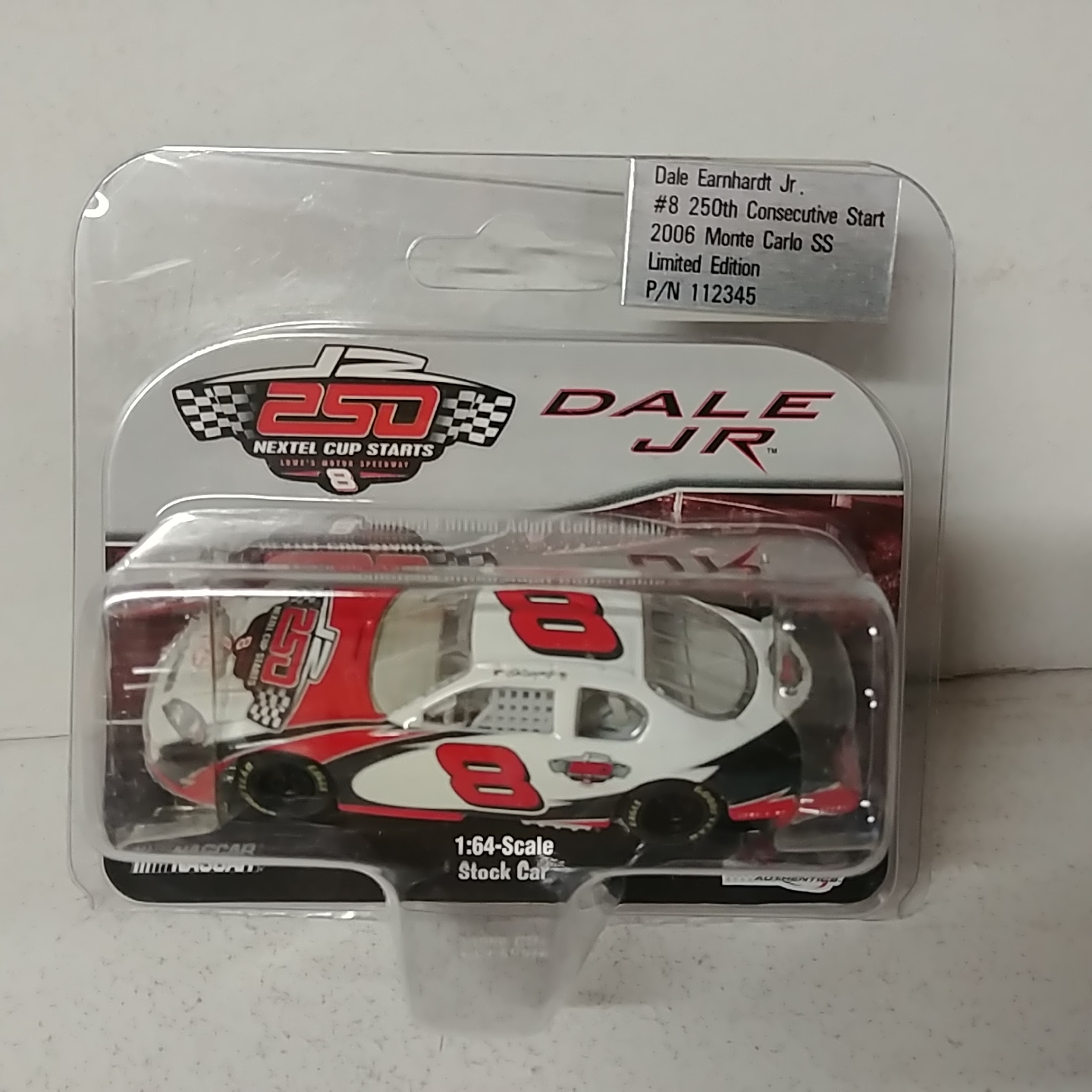 2006 Dale Earnhardt Jr 1/64th "250th Start" Fantasy AP Monte Carlo