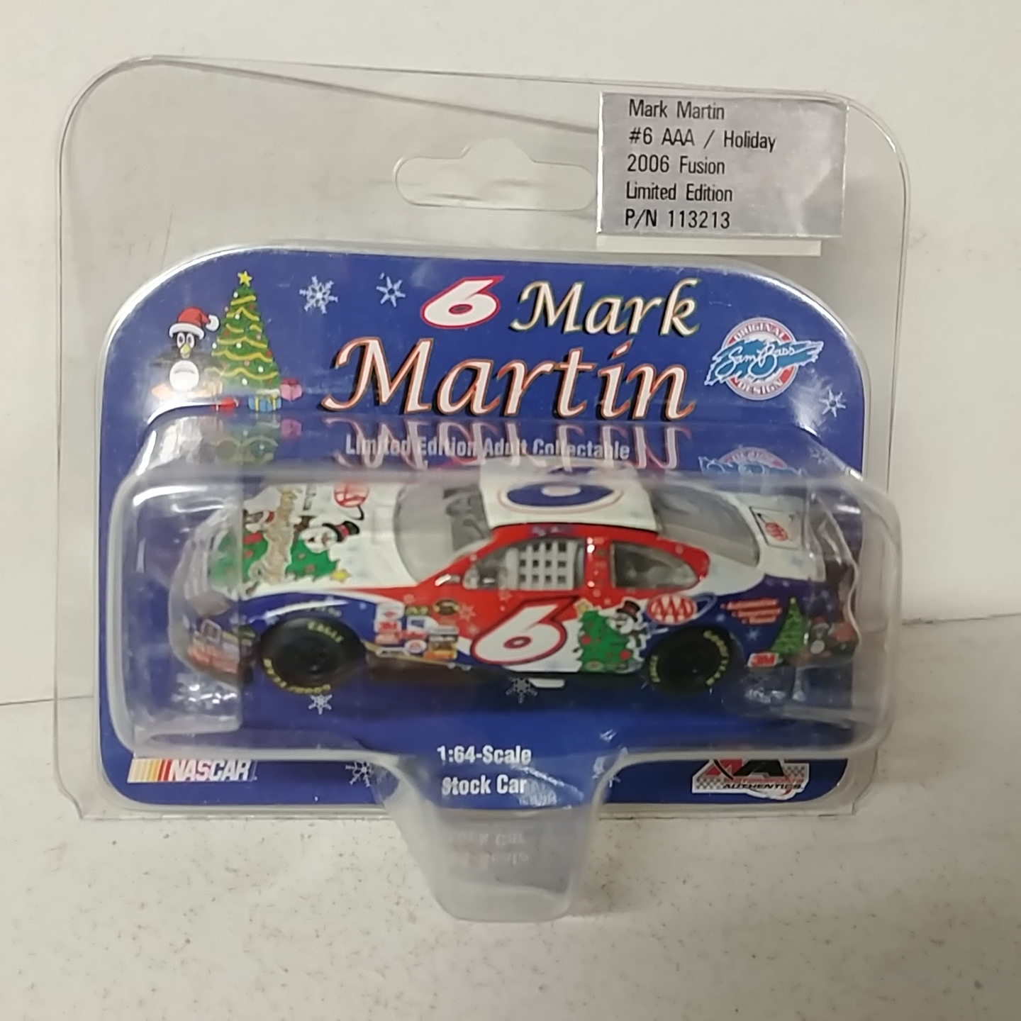 2006 Mark Martin 1/64th AAA "Sam Bass Holiday" AP Fusion