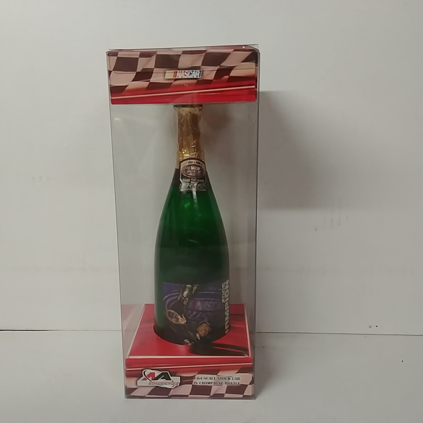 2006 Kevin Harvick 1/64th Coast Guard "Busch Champion" AP car in bottle