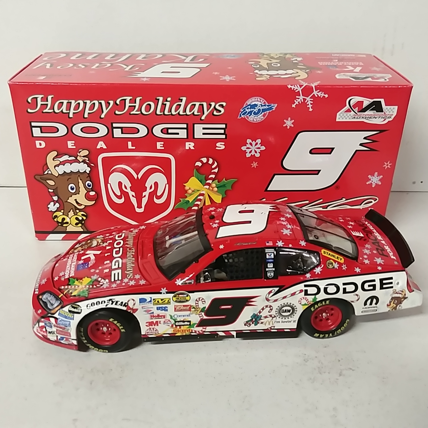 2006 Kasey Kahne 1/24th Dodge Dealers "Holiday" Fantasy c/w car