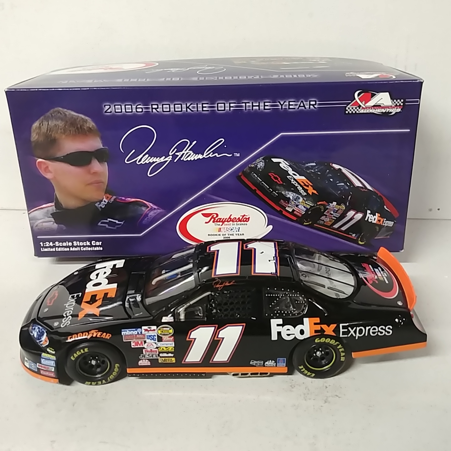 2006 Denny Hamlin 1/24th Fed Ex Express "Rookie of the Year" Monte Carlo SS