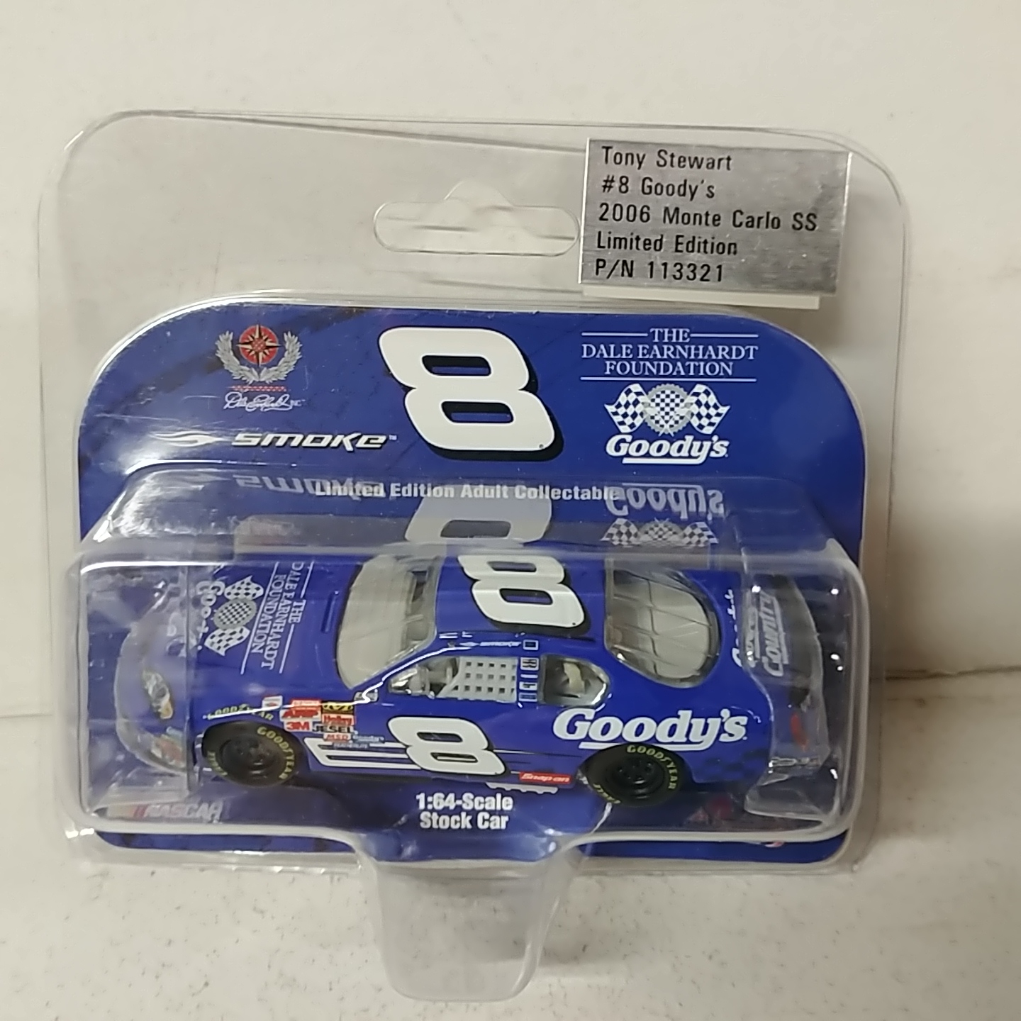 2006 Tony Stewart 1/64th Goody's "Busch Series" AP Monte Carlo SS