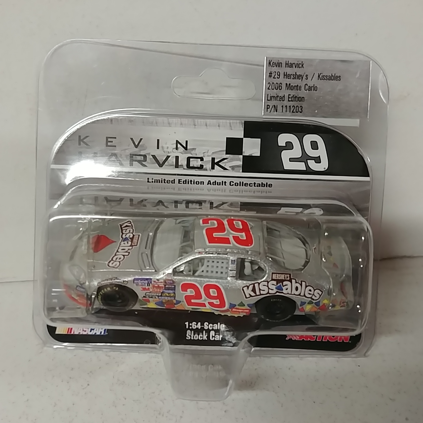 2006 Kevin Harvick 1/64th Hershey's "Kissables" AP Monte Carlo