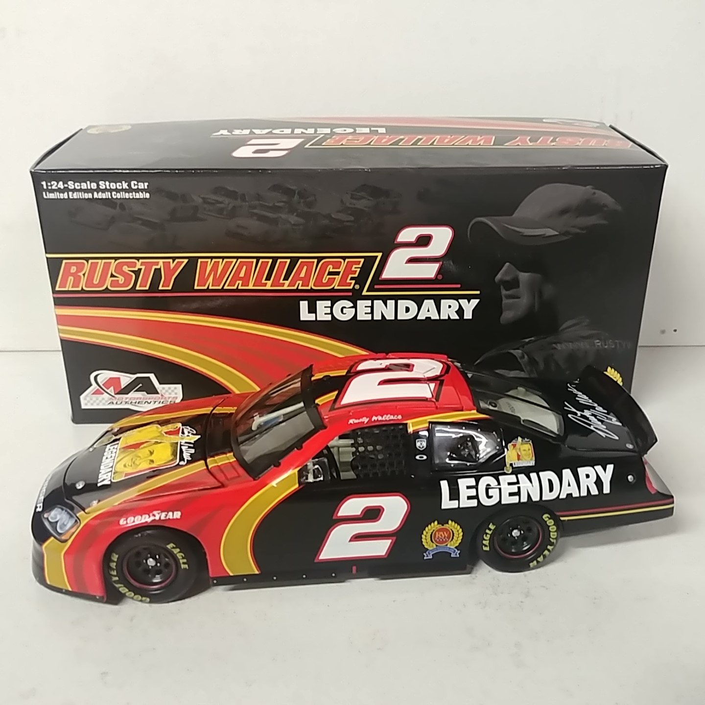 2006 Rusty Wallace 1/24th "Legendary" c/w car