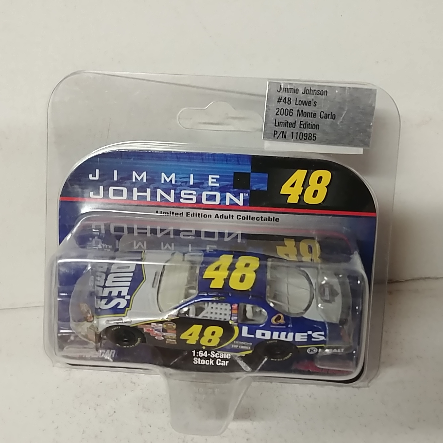 2006 Jimmie Johnson 1/64th Lowe's AP Monte Carlo