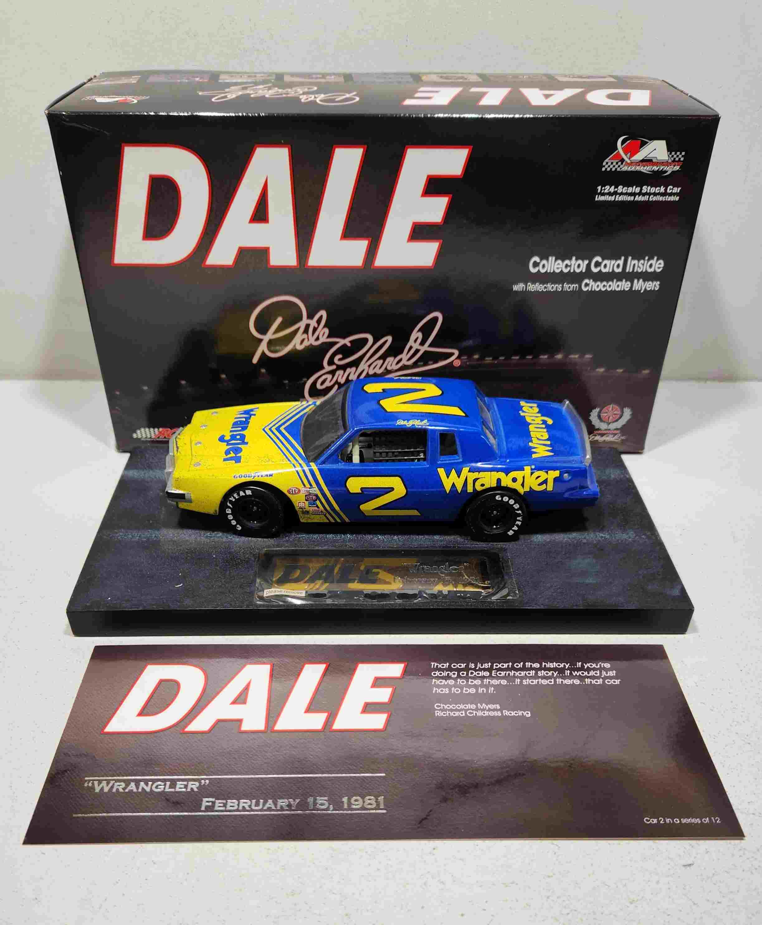 1981 Dale Earnhardt 1/24th Wrangler "Feb 15th Raced Version" Pontiac Grand Prix