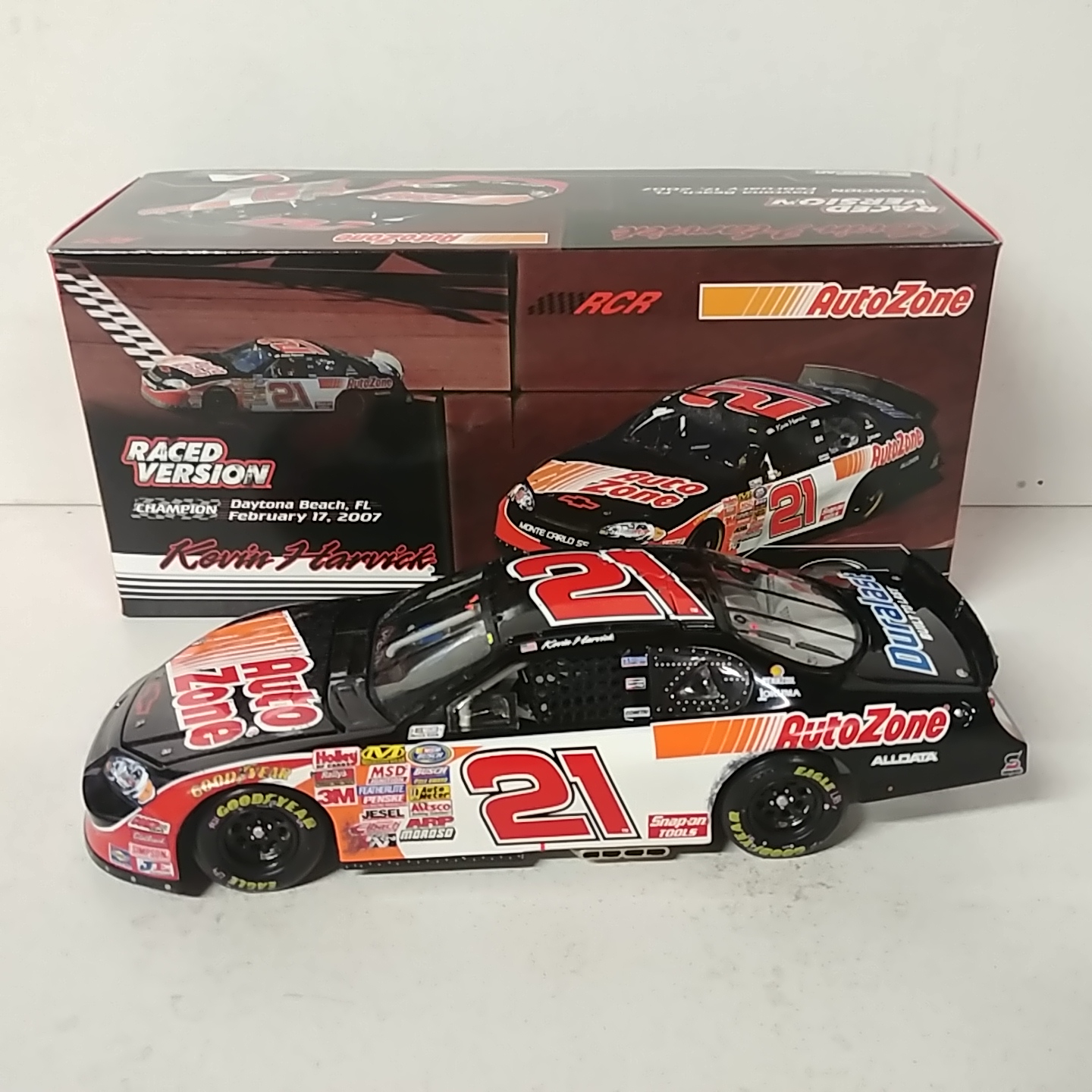 2007 Kevin Harvick 1/24th Auto Zone "Busch Series" "Orbitz 300 Win" Monte Carlo SS