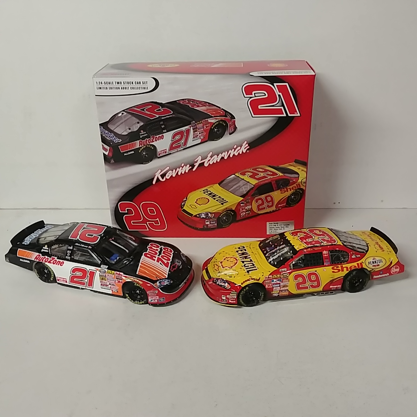 2007 Kevin Harvick 1/24th Shell and Auto Zone "Daytona Sweep" AP Monte Carlo SS set