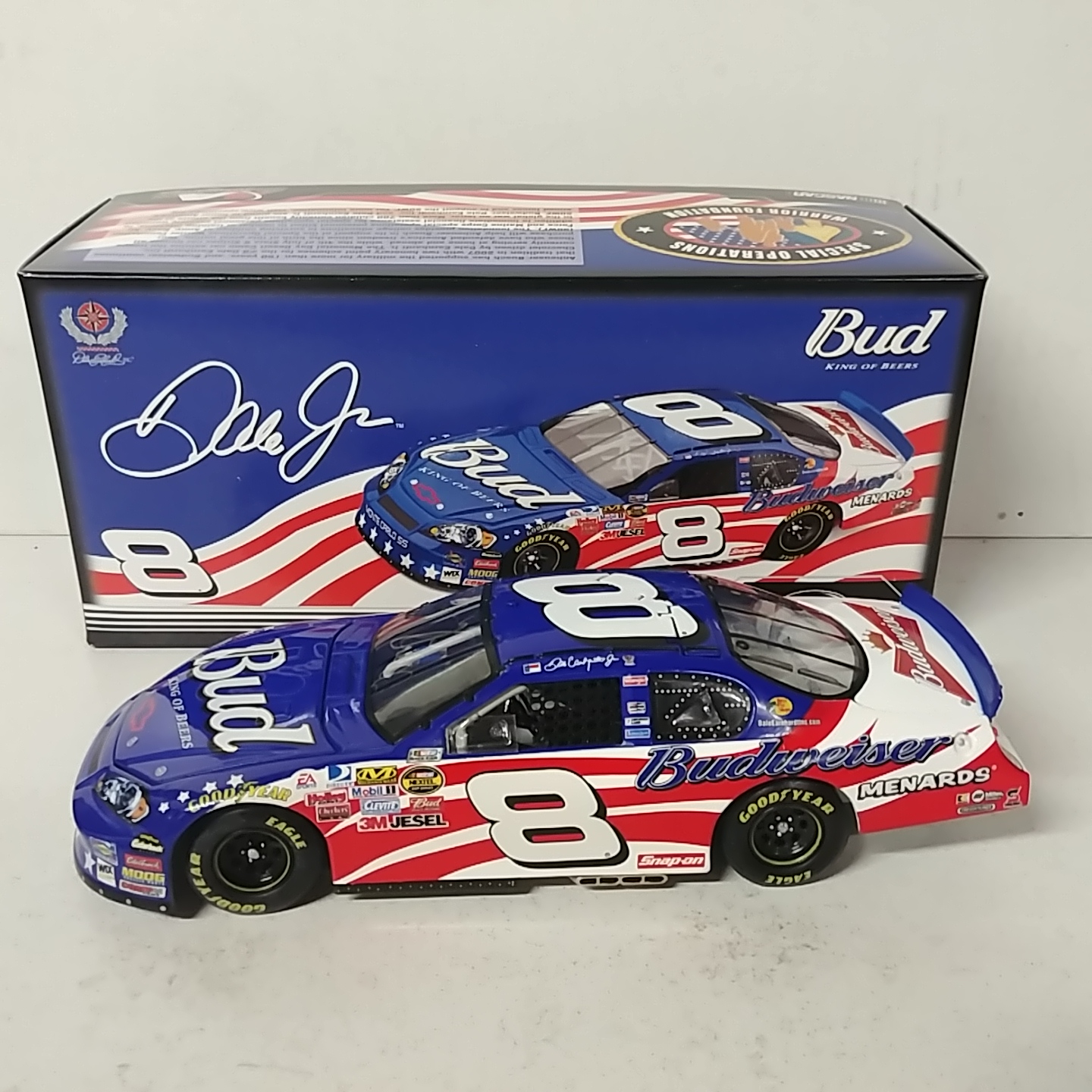 2007 Dale Earnhardt Jr 1/24th Budweiser "Fourth of July" "Stars & Stripes" Monte Carlo SS
