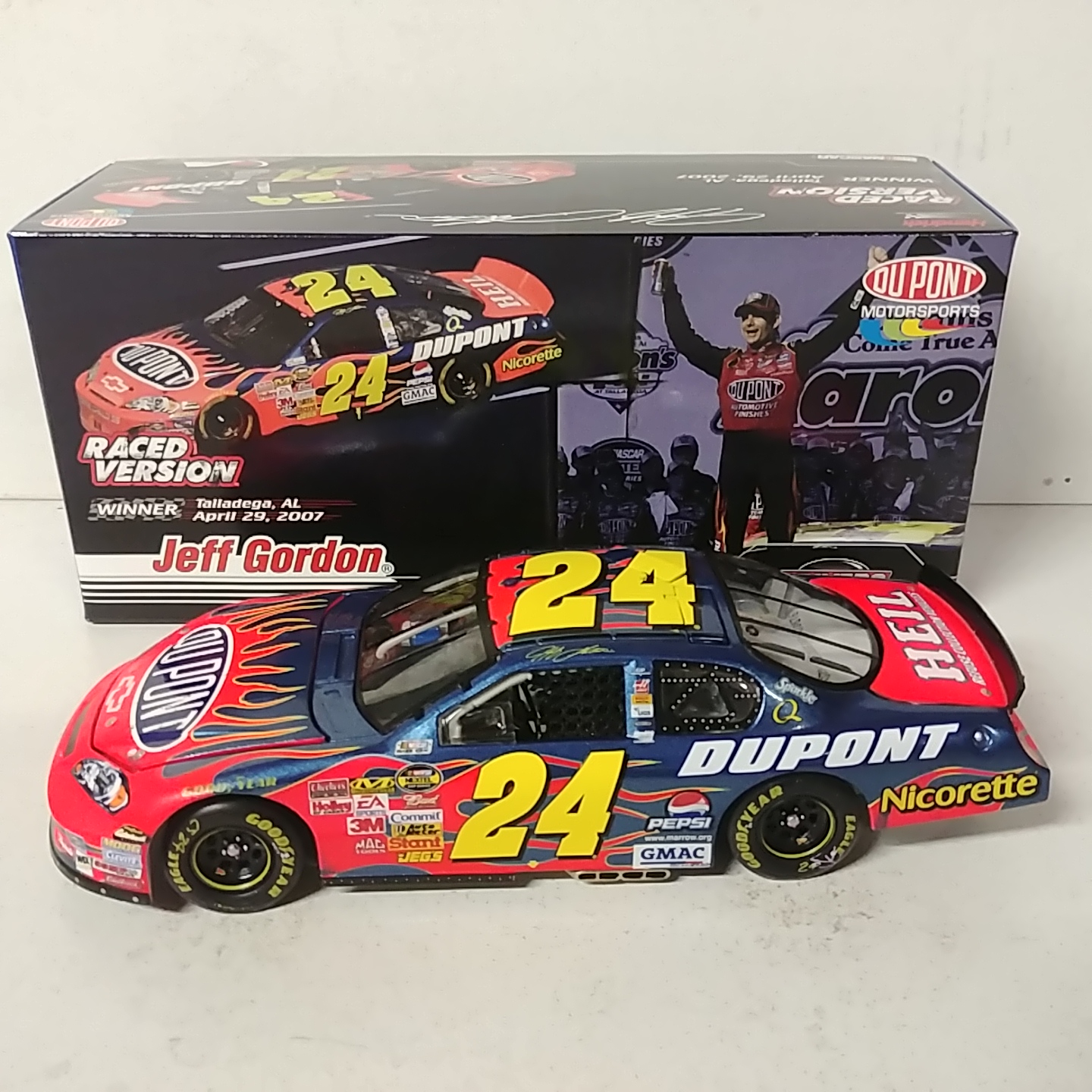 2007 Jeff Gordon 1/24th Dupont  "Talladega Win""Number 77" Monte Carlo SS